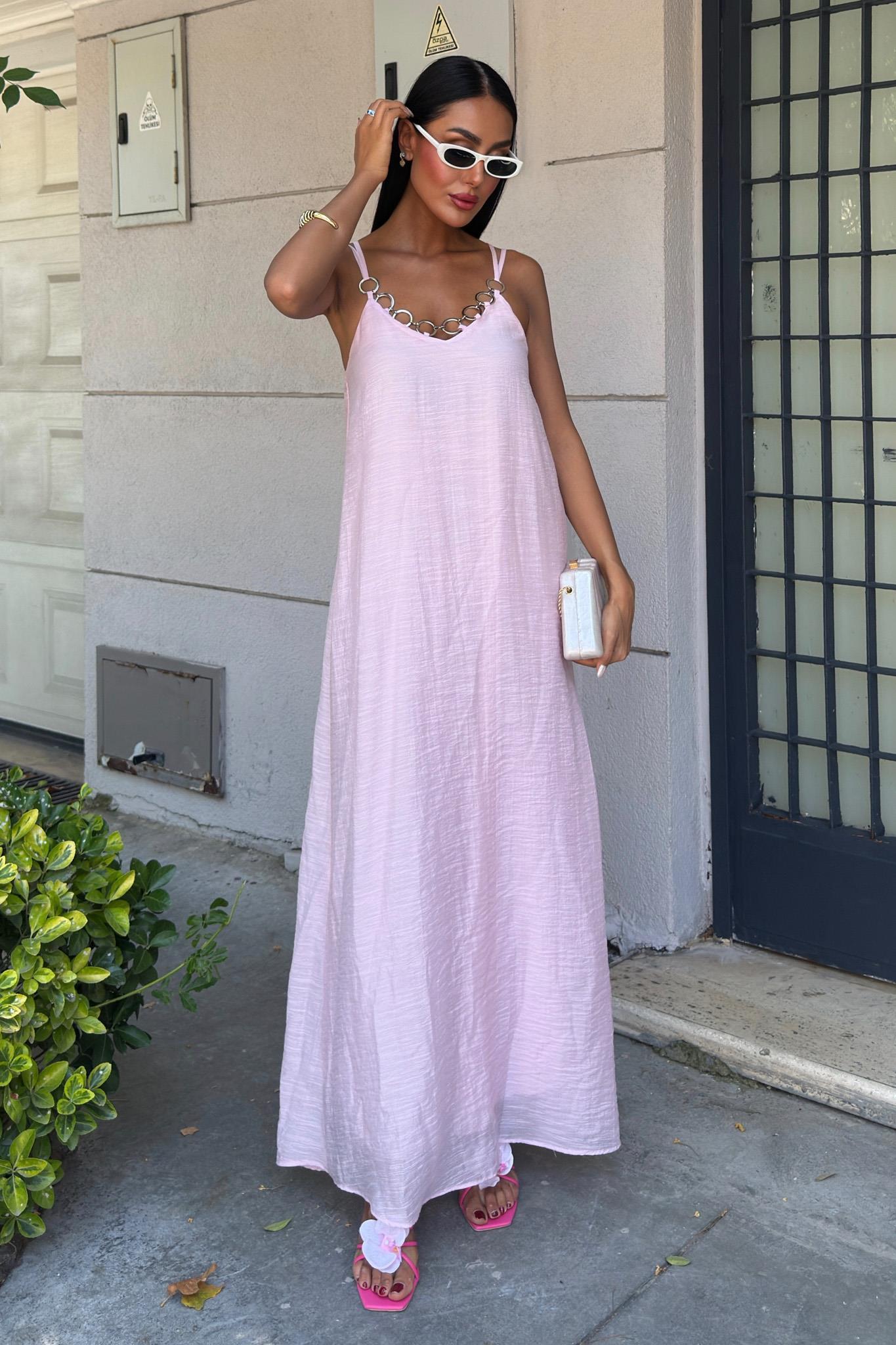 Lina Modal Askılı Elbise 2906 R11-H-K3