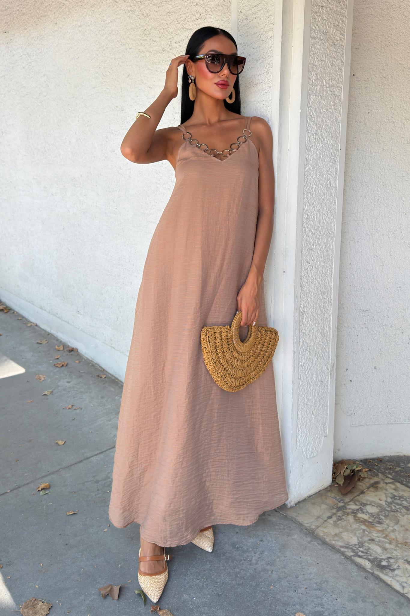 Lina Modal Askılı Elbise 2906 R11-H-K3