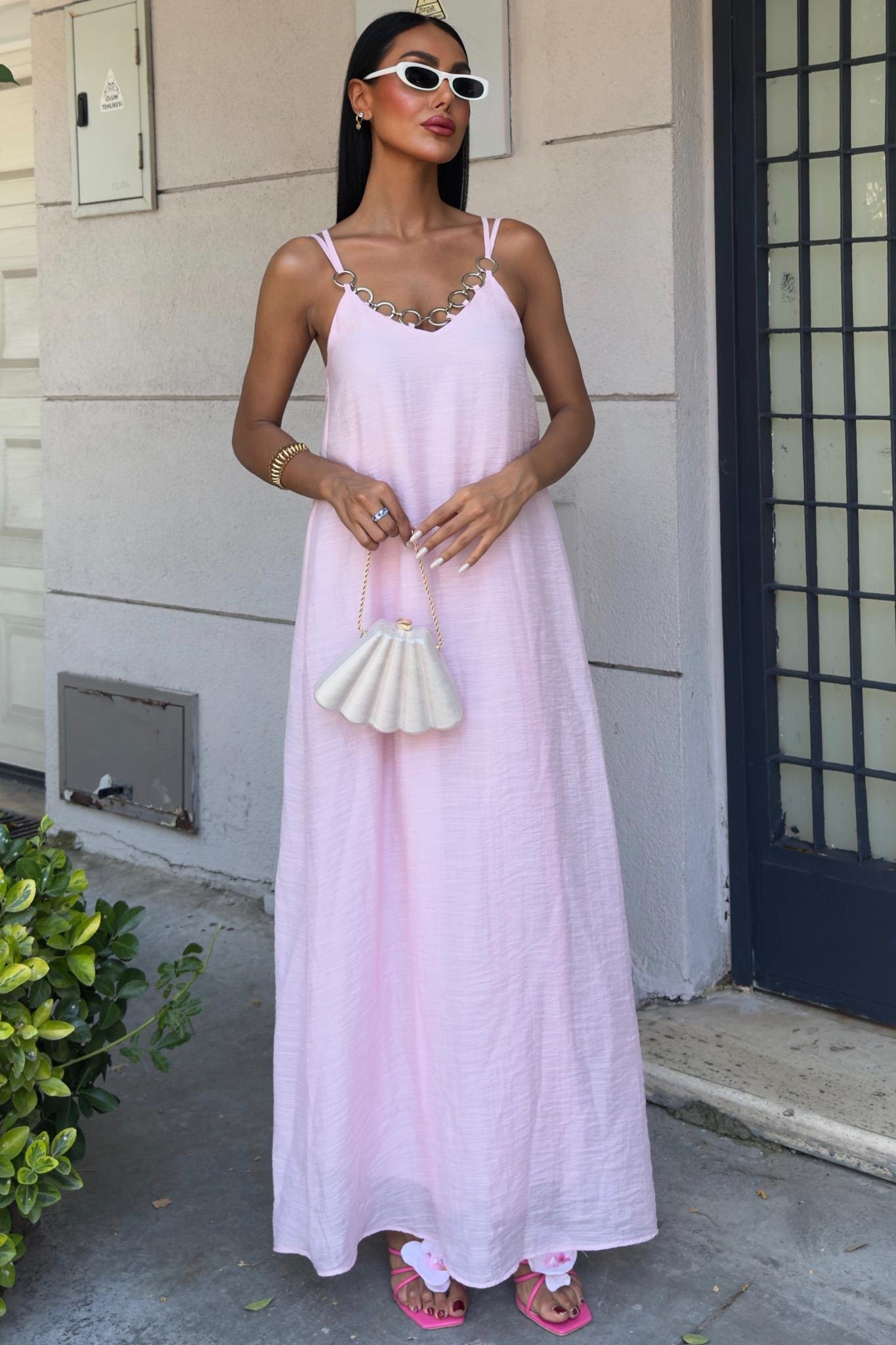 Lina Modal Askılı Elbise 2906 R11-H-K3