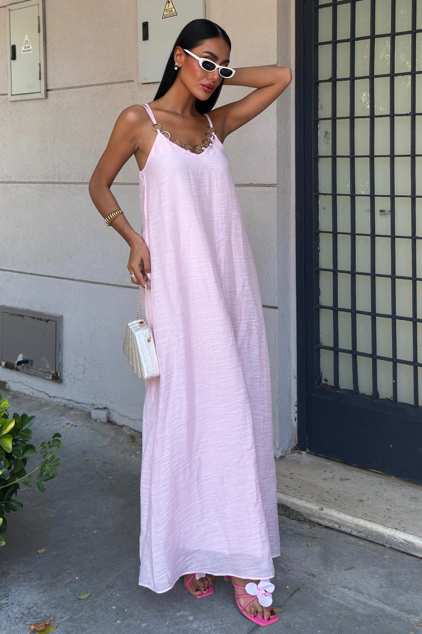 Lina Modal Askılı Elbise 2906 R11-H-K3