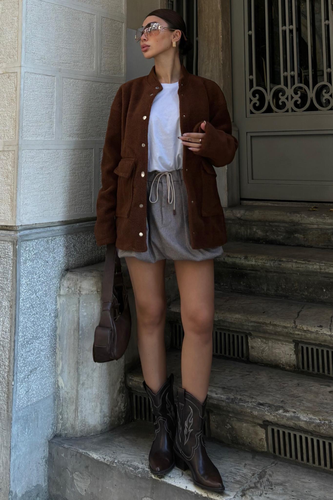 Livia Astarlı Suni Kürk Ceket 6109-08 R11-B-K4