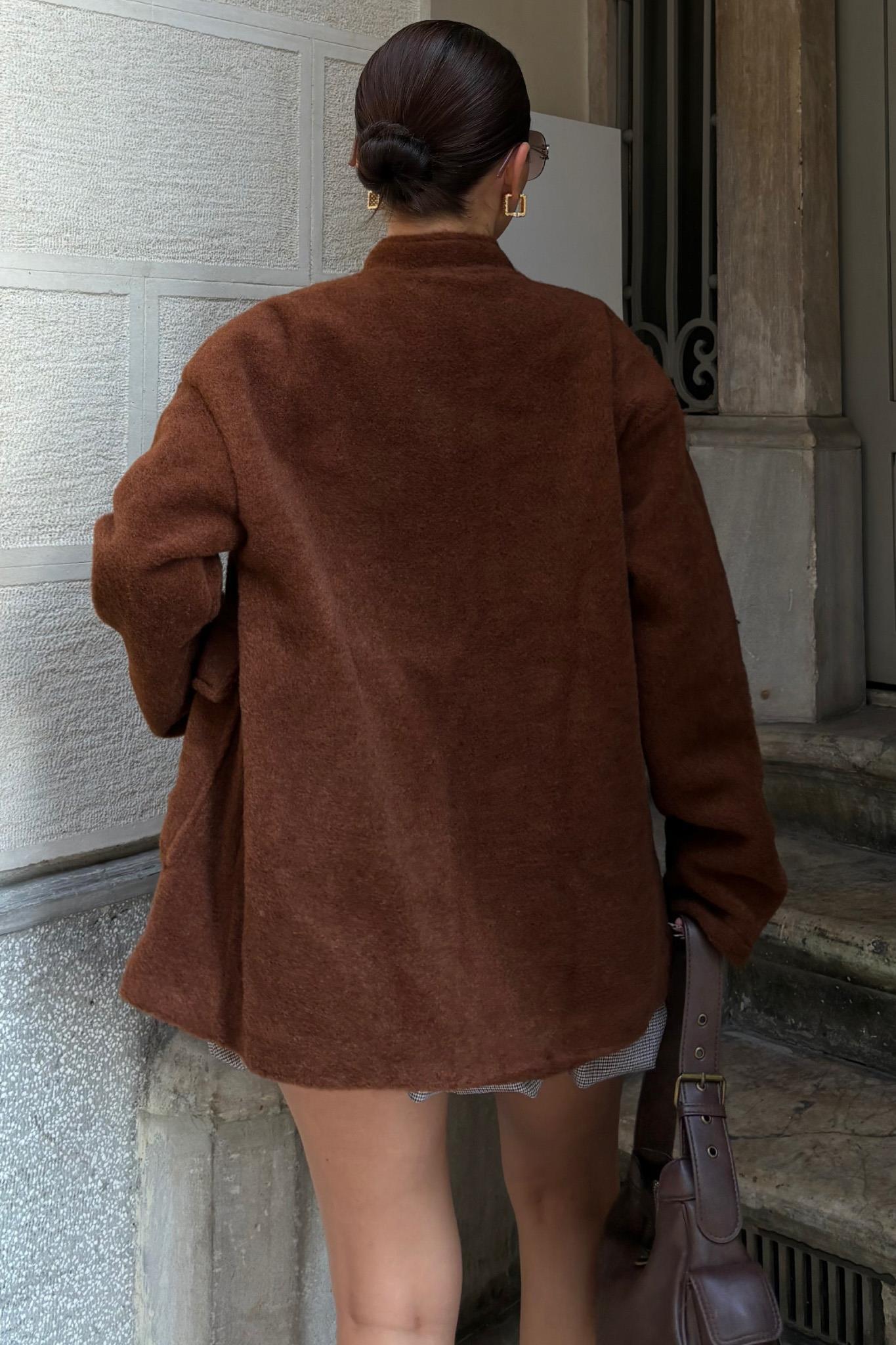 Livia Astarlı Suni Kürk Ceket 6109-08 R11-B-K4