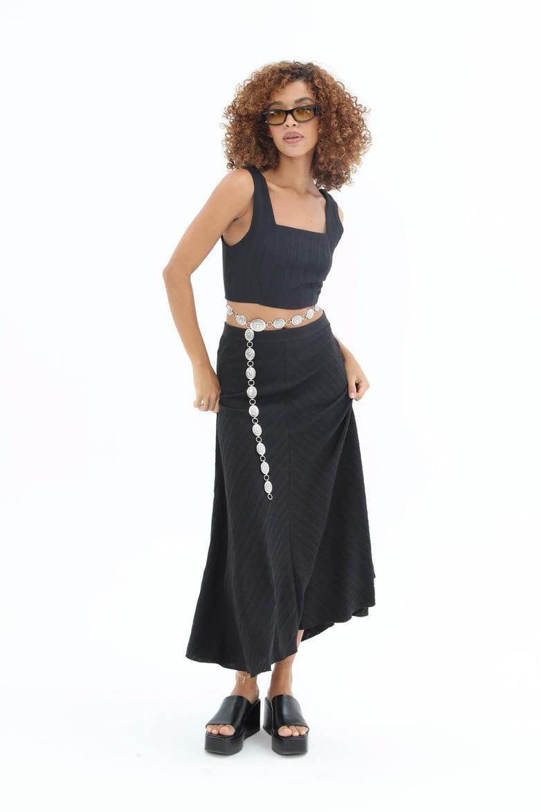 Loanna Keten Crop Takım 9592-08