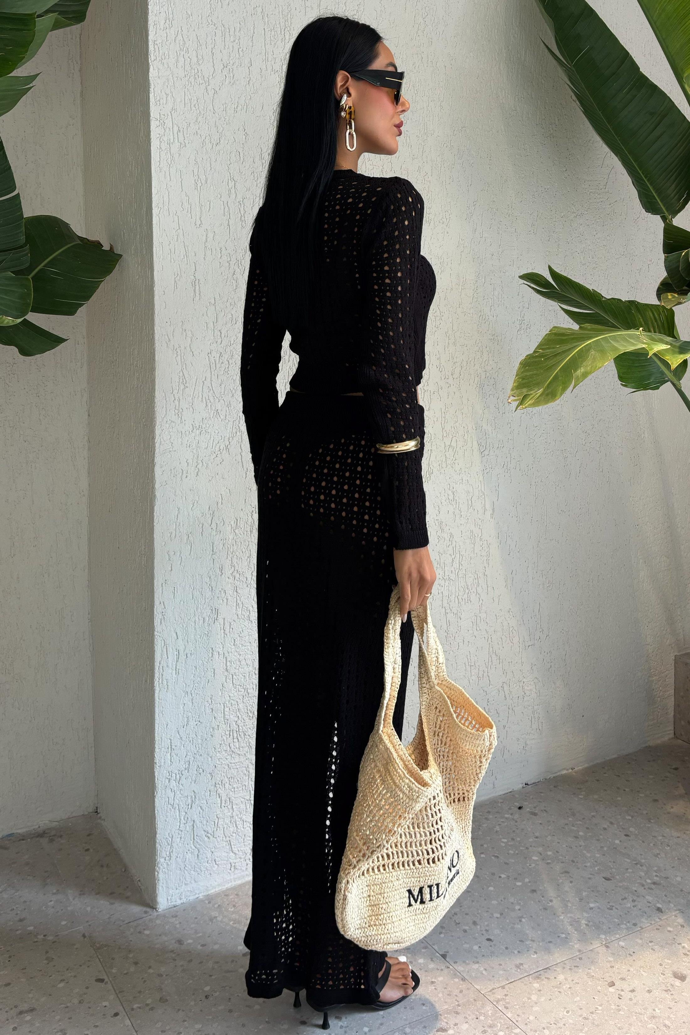 Macey Kroşe Crop Takım 9882 R2-J-K3