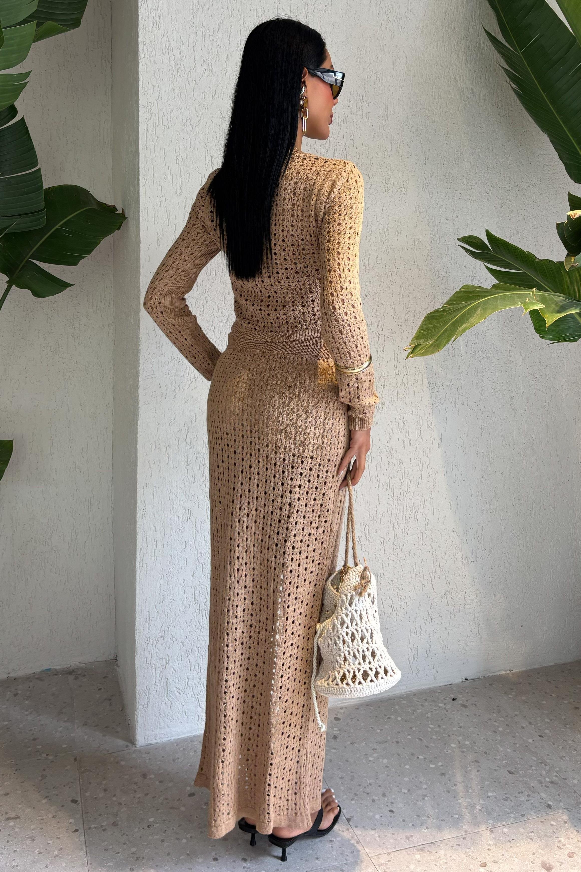 Macey Kroşe Crop Takım 9882 R2-J-K3