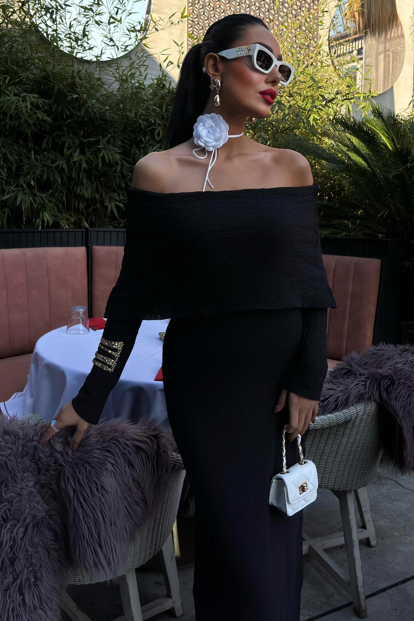 Madonna Yaka Premimum Elbise 2828 R2-A-K2