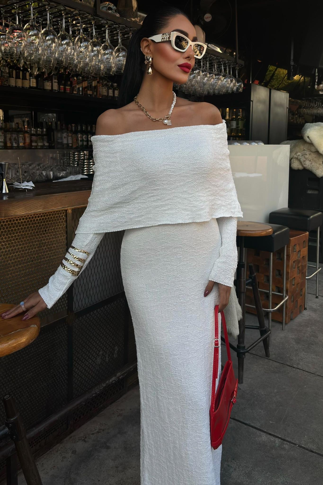 Madonna Yaka Premimum Elbise 2828 R2-A-K2