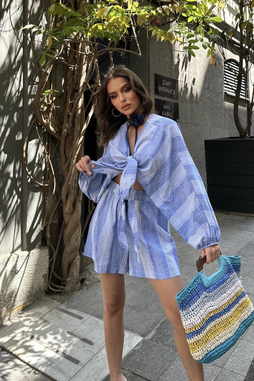 Mandy Keten Şort Takım 9810-0025