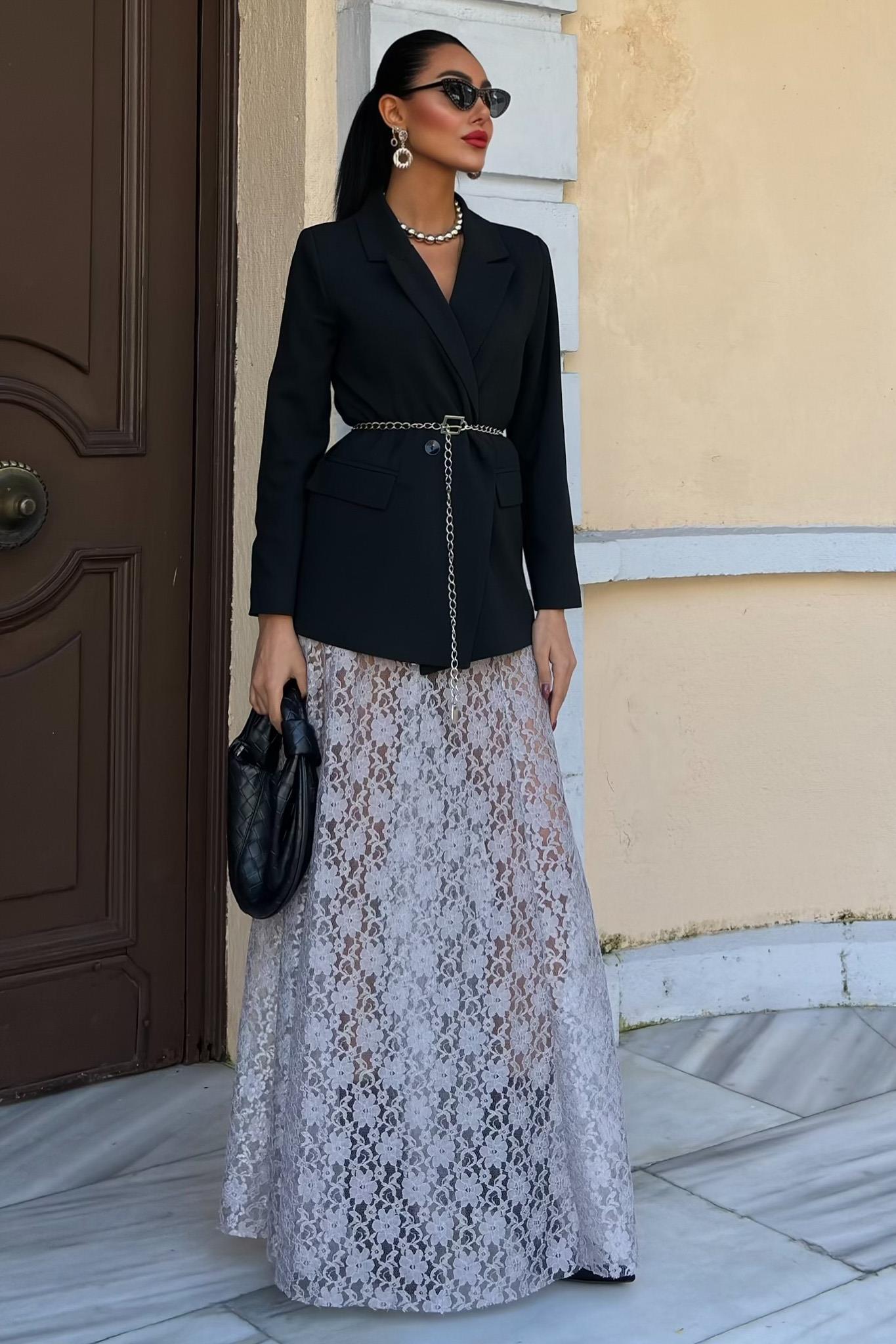 Maxi Dantel Etek 4047 R7-B-K4