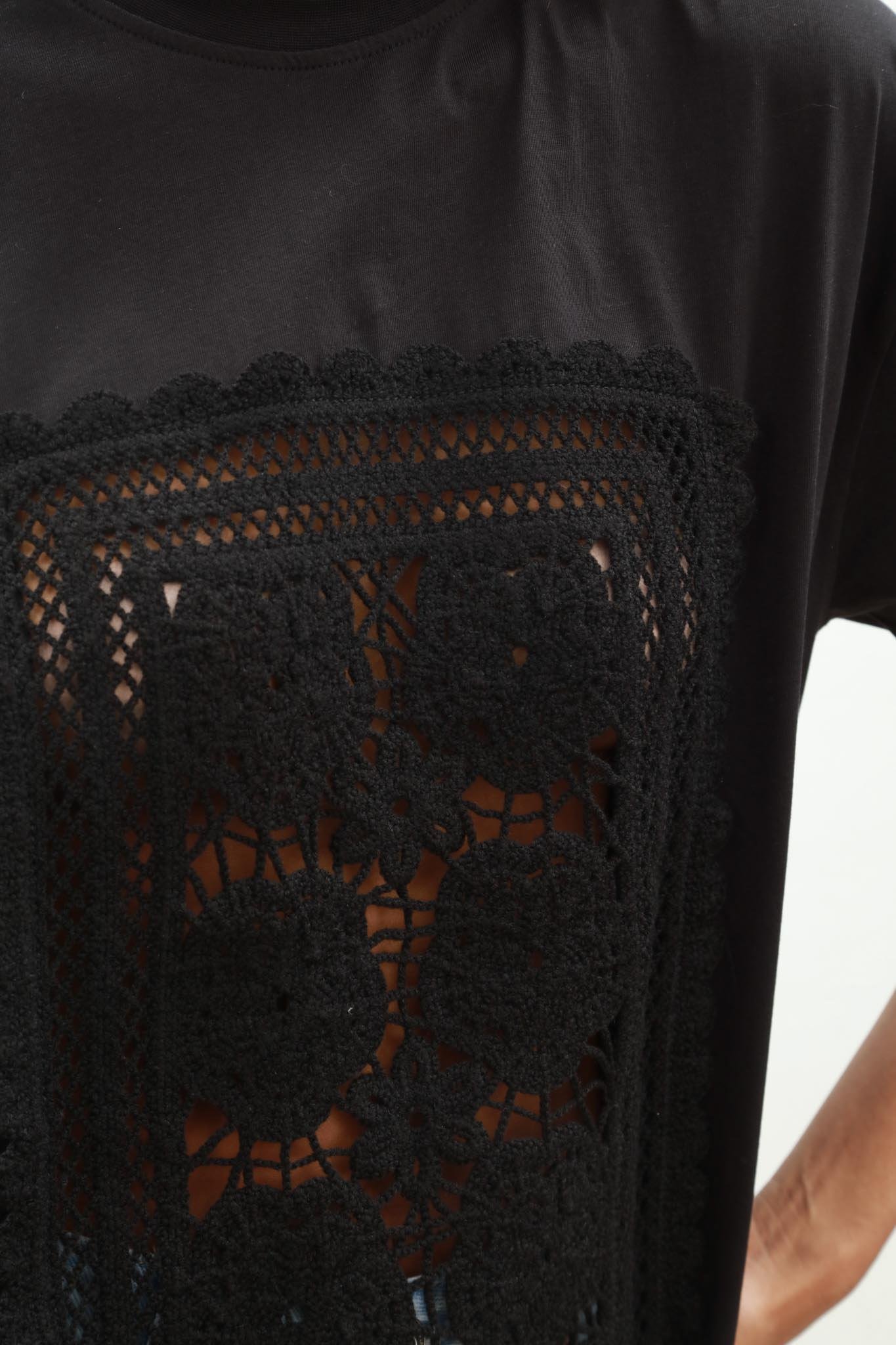 Melasti Motifli Brodeli Tişört 8019-8 R5-C-K2