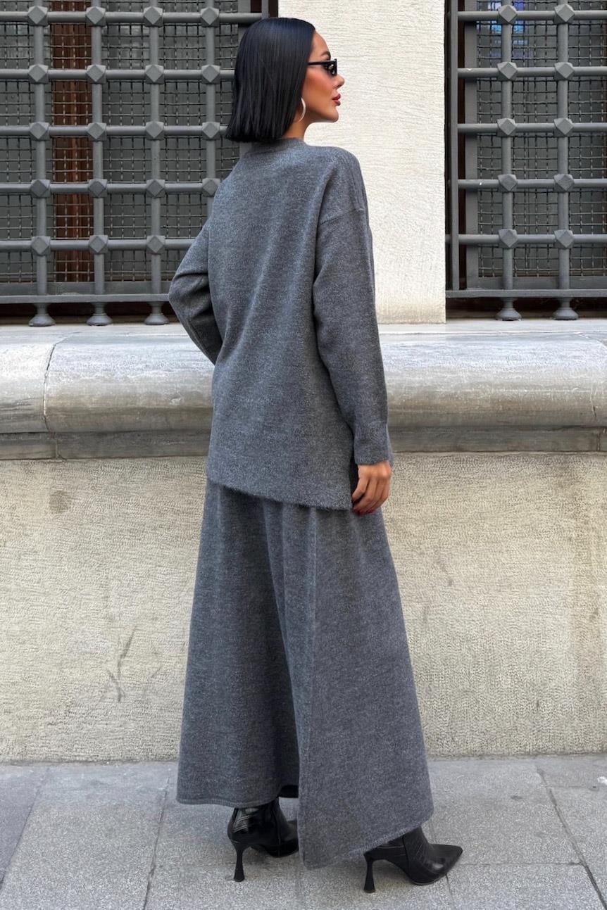 Midi Etekli Triko Takım 10231 R1-A-K1