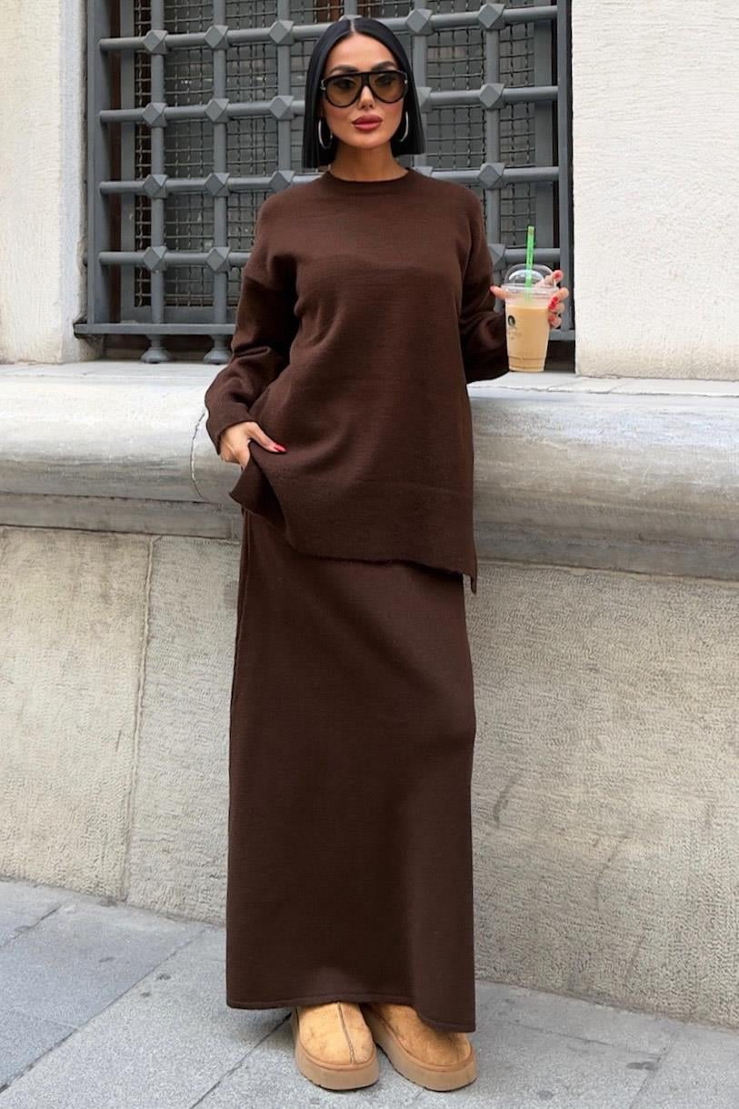 Midi Etekli Triko Takım 10231 R1-A-K1