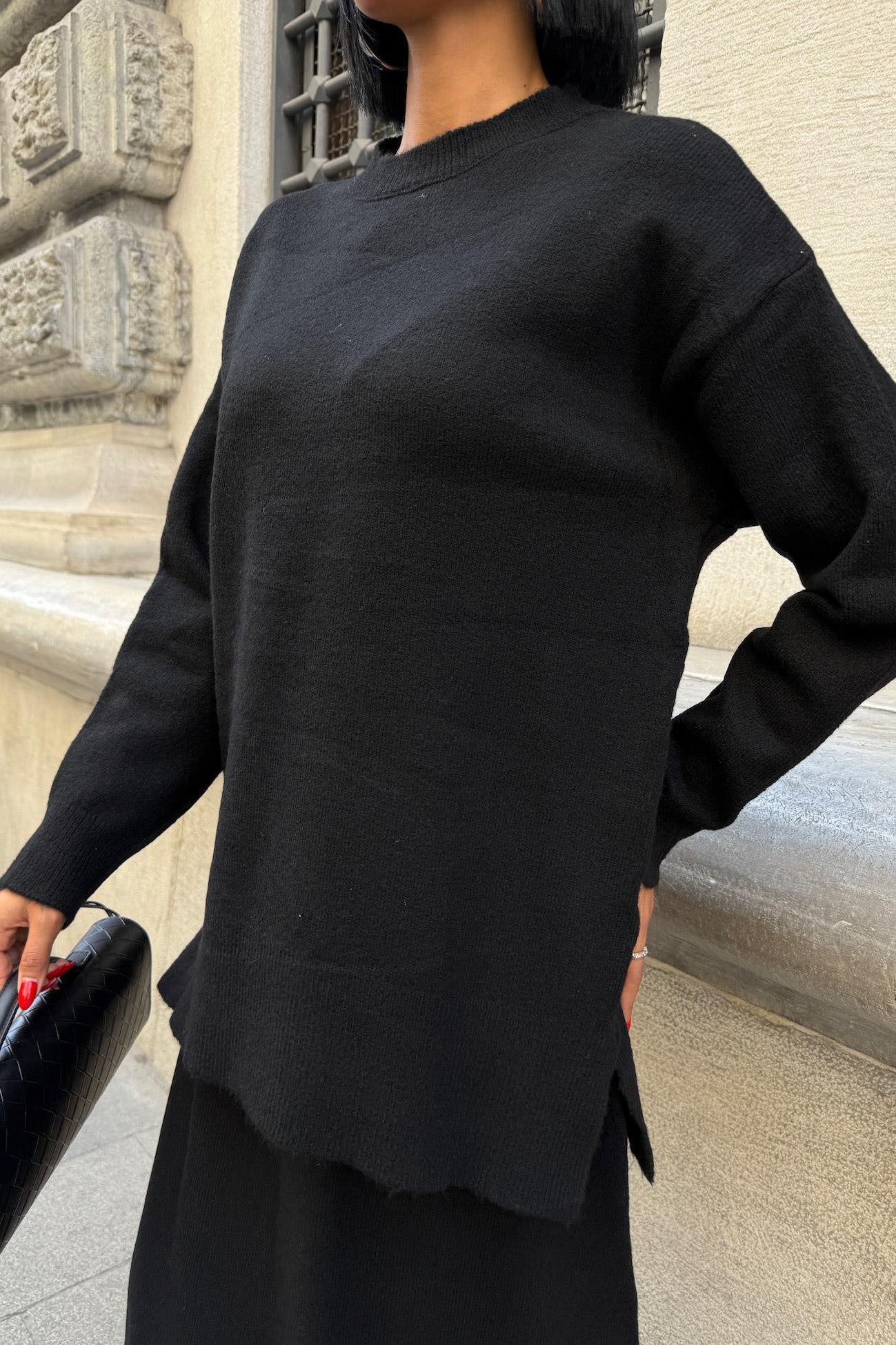 Midi Etekli Triko Takım 10231 R1-A-K1