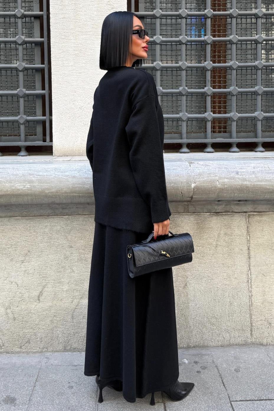 Midi Etekli Triko Takım 10231 R1-A-K1