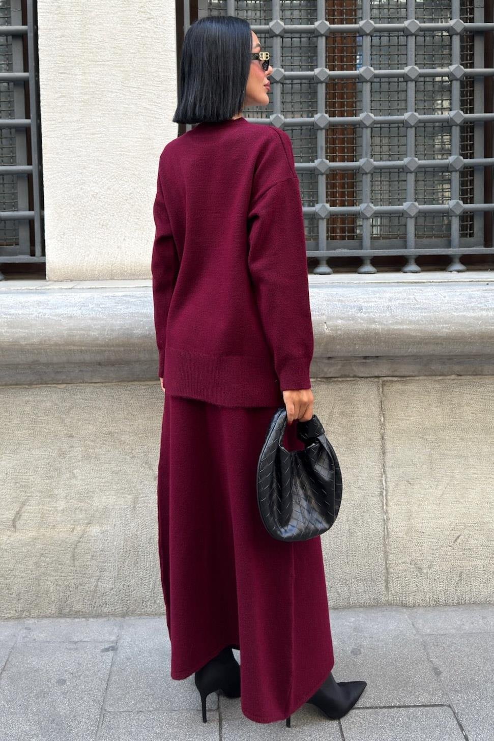 Midi Etekli Triko Takım 10231 R1-A-K1