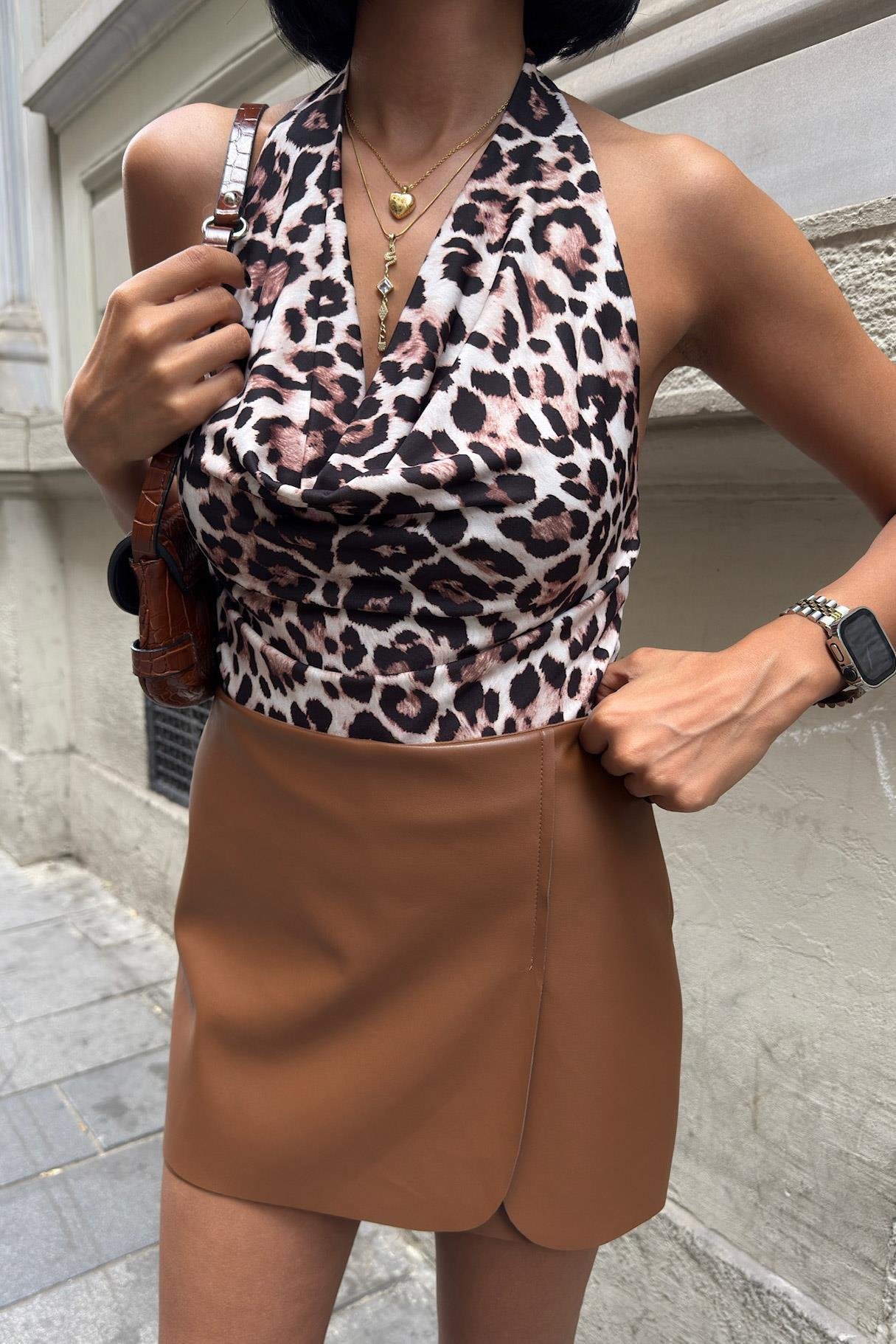 Mini Deri Etek 4054 R7-A-K3