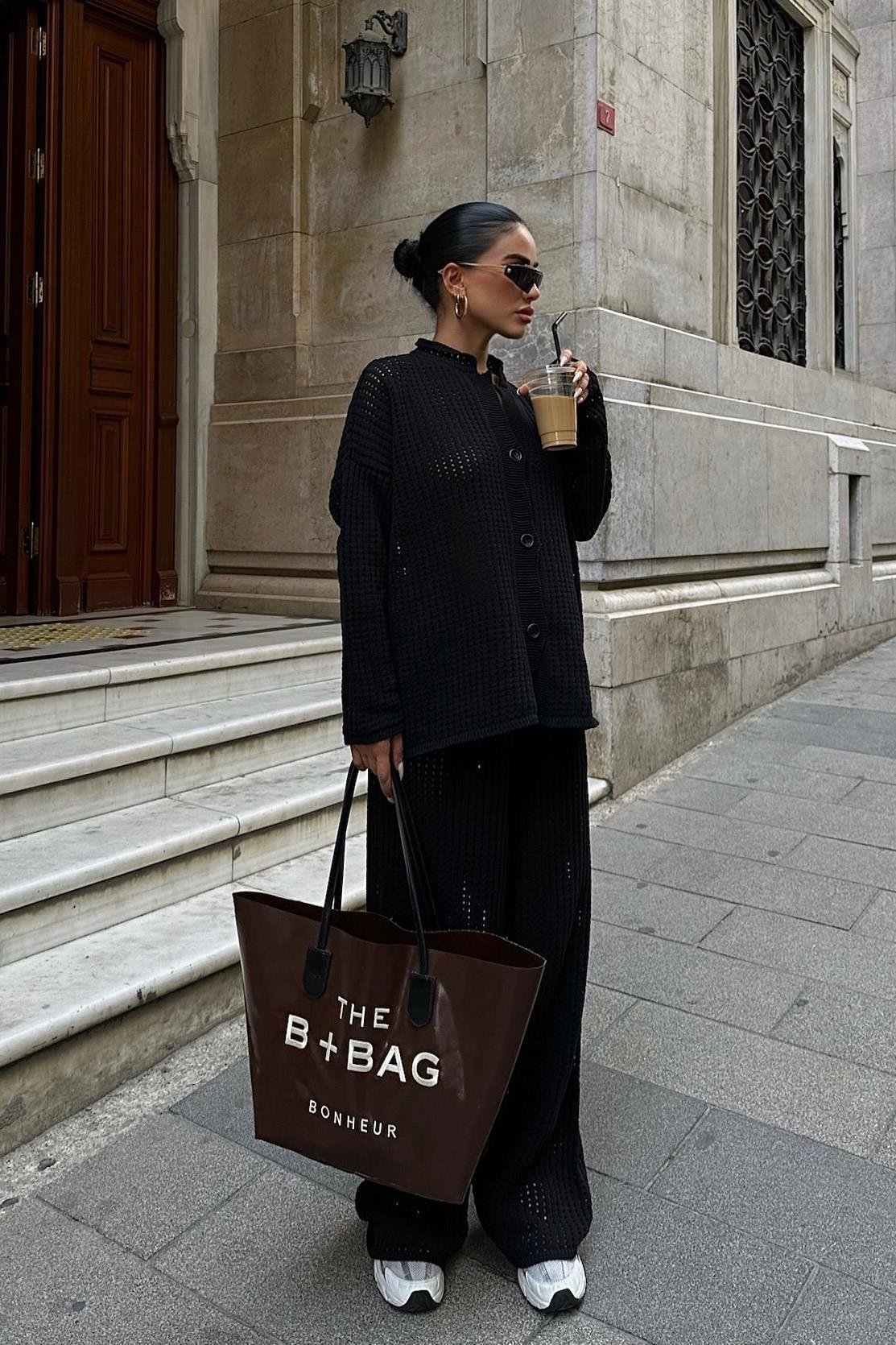 Moon Salaş Kroşe Pantolon Takım 9880 R1-N-K2