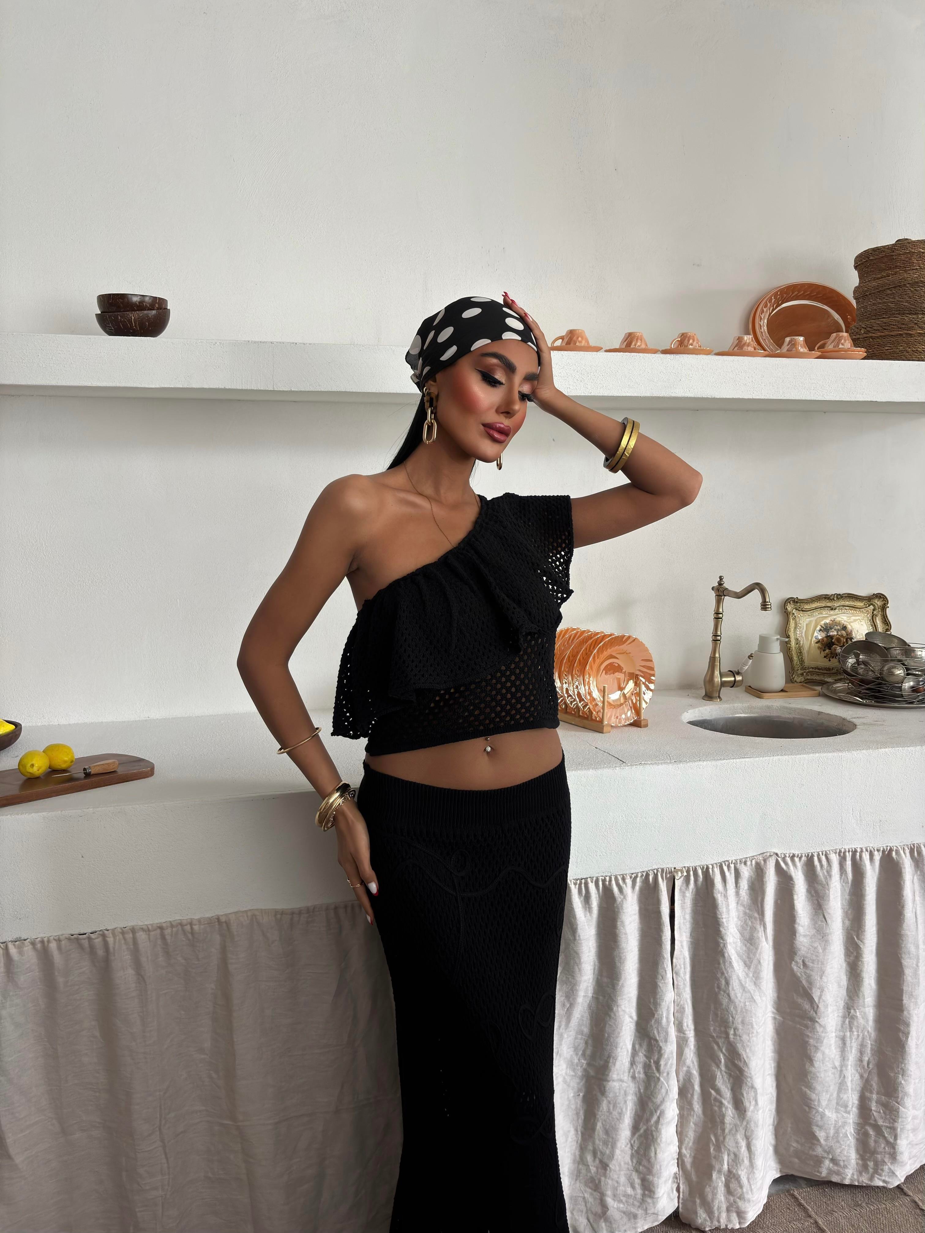 Nadia Fırfır Detaylı KroşeTakım 9866 R1-B-K2