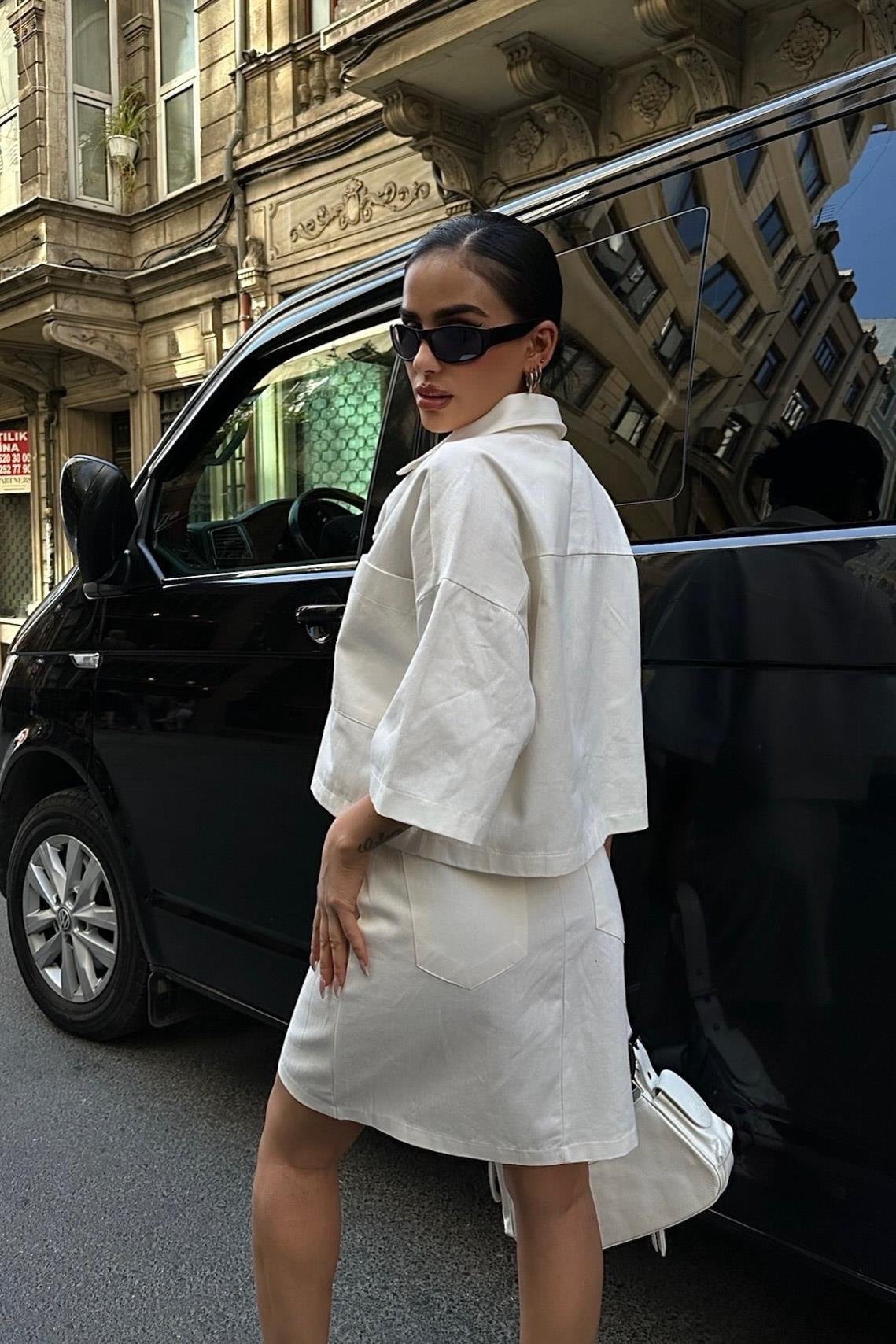 Naomi Gabardin Etek Takım 9740-08 R8-G-K3