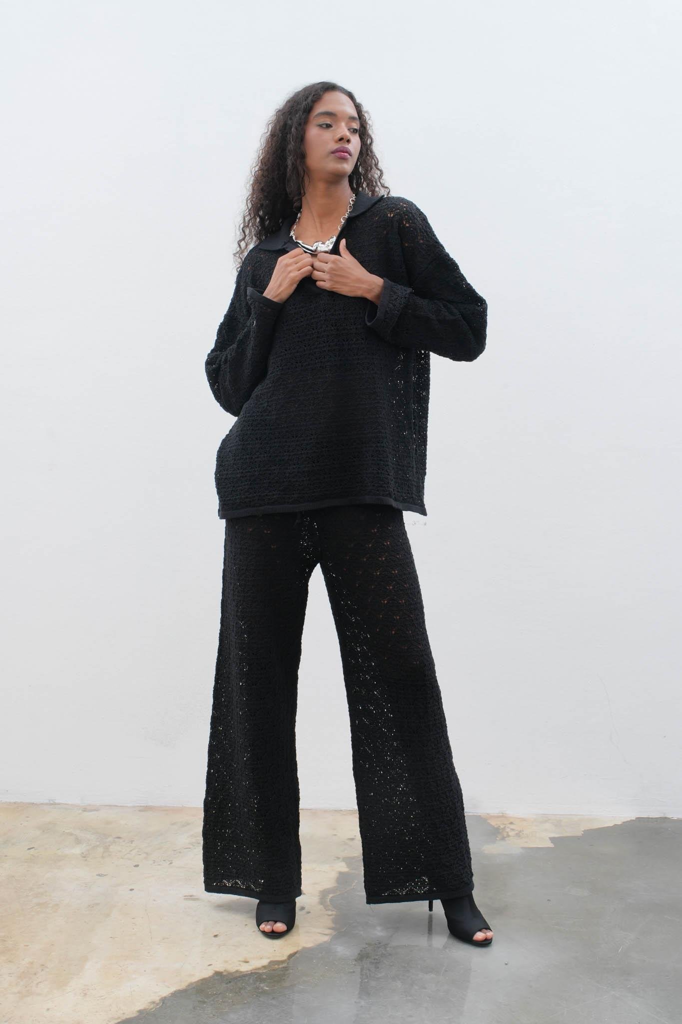 Nolan Regular Ajurlu Pantolon Takım 9885 R1-L-K5