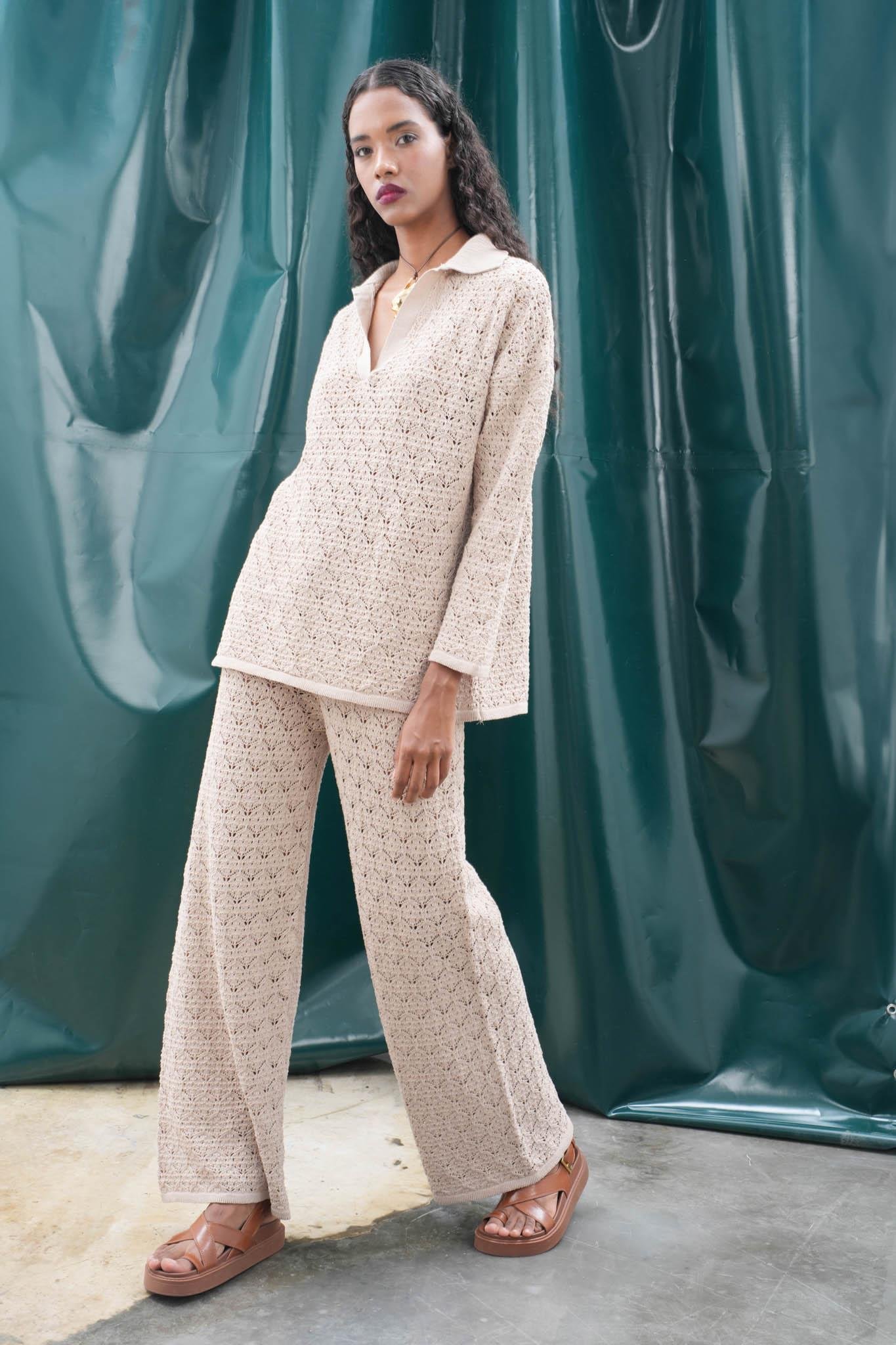 Nolan Regular Ajurlu Pantolon Takım 9885 R1-L-K5