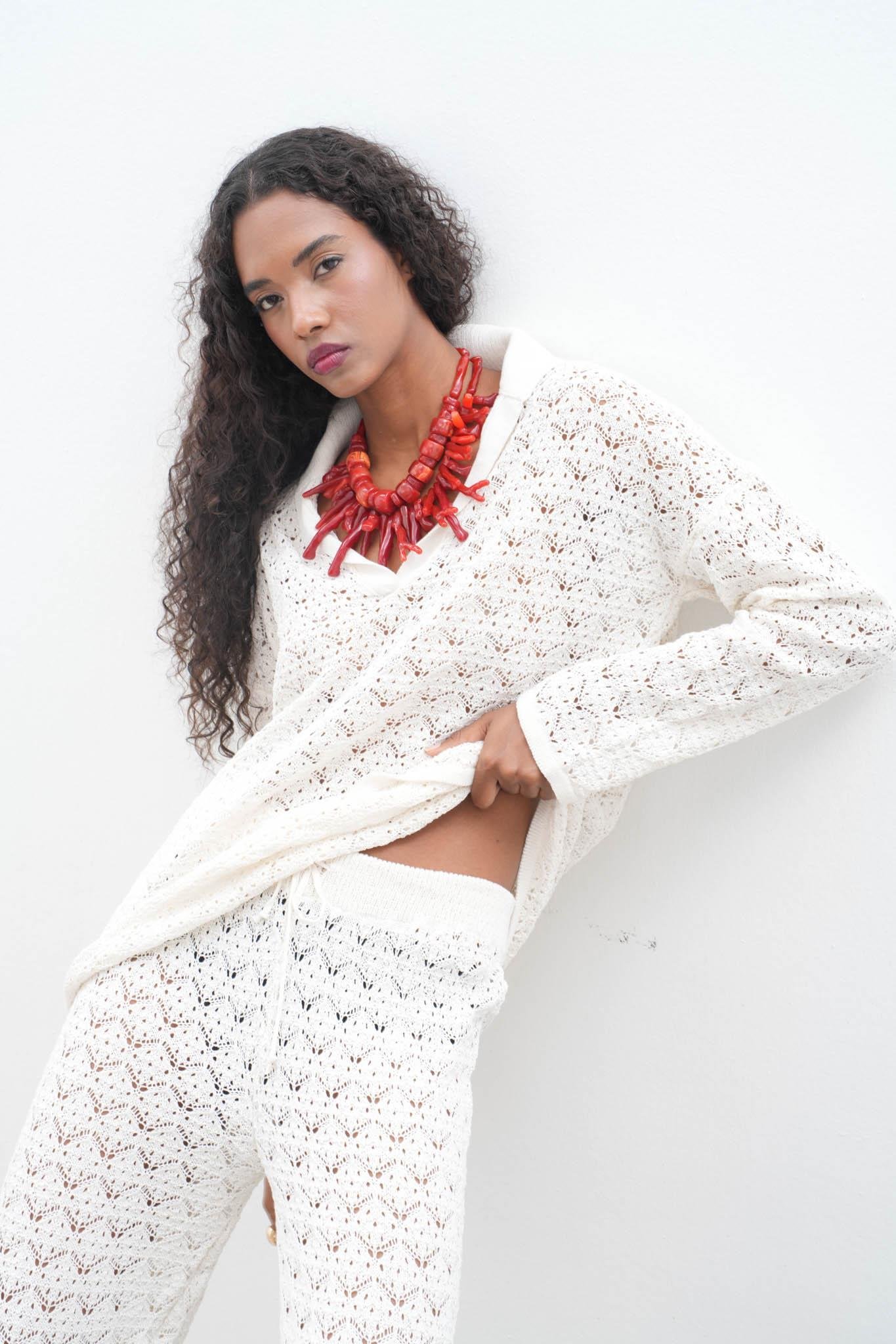 Nolan Regular Ajurlu Pantolon Takım 9885 R1-L-K5