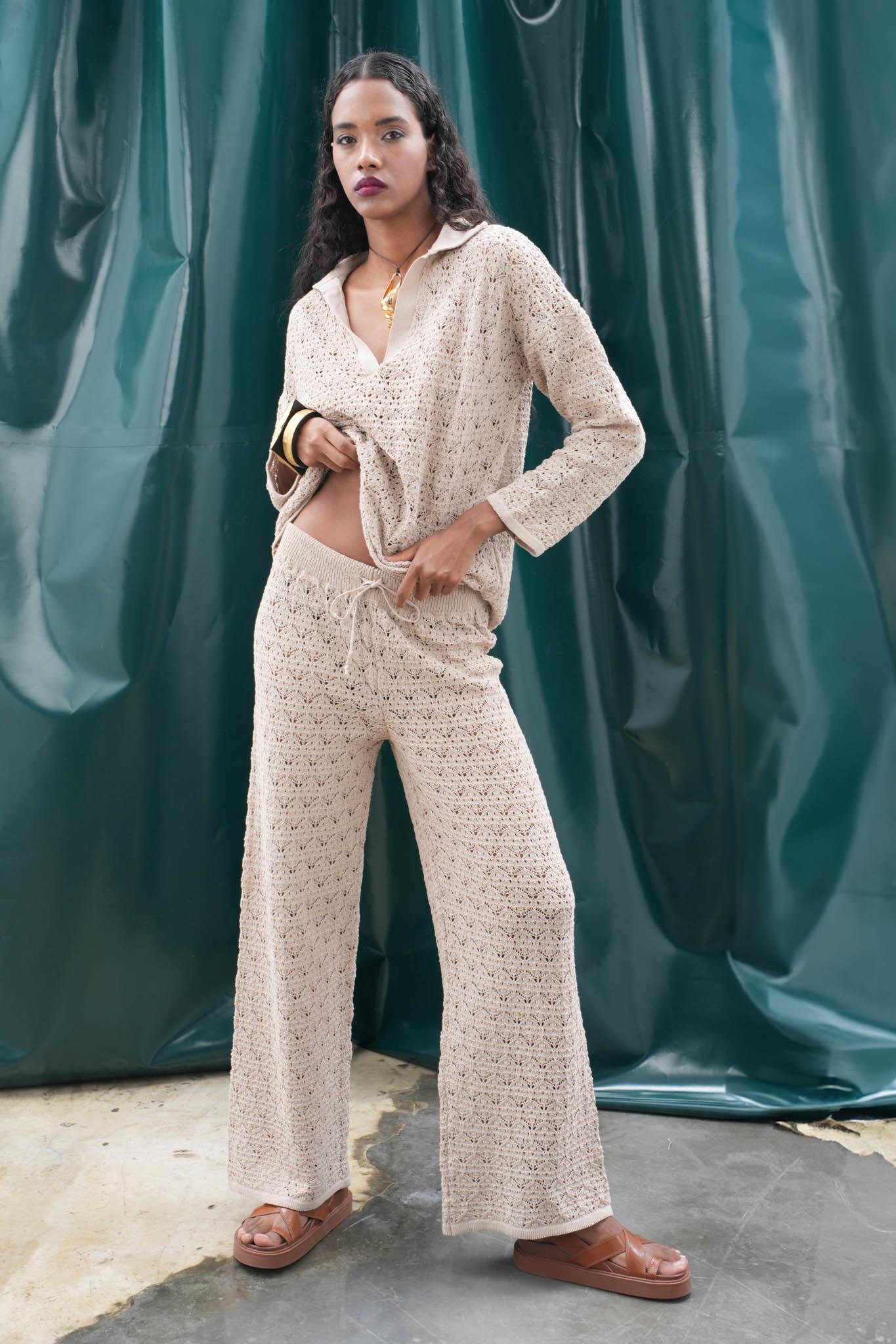 Nolan Regular Ajurlu Pantolon Takım 9885 R1-L-K5