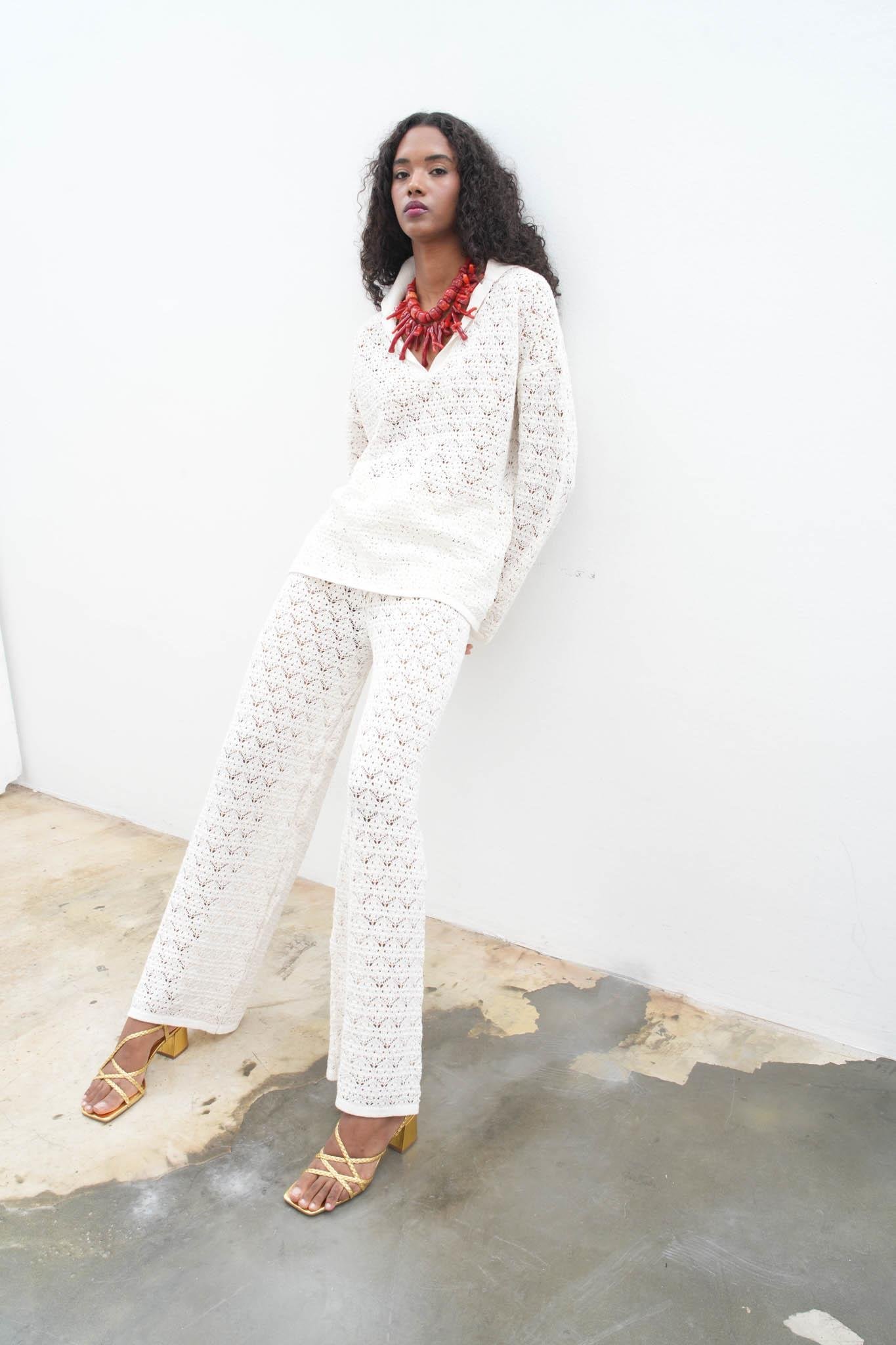 Nolan Regular Ajurlu Pantolon Takım 9885 R1-L-K5