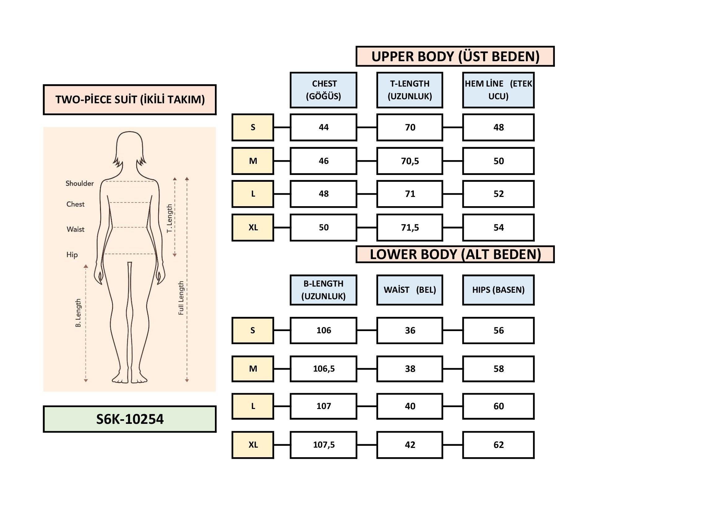 Omuz Aksesuarlı ve Kemerli Şık Takım 10254 R10-E-K3