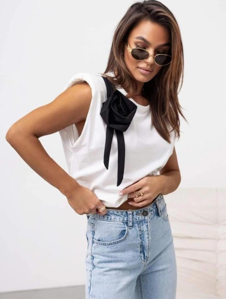 ÖZEL FİYAT Gül Detay Vatkalı Dalgıç Kumaş Bluz