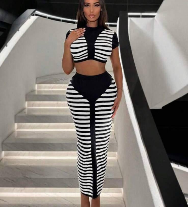 ÖZEL FİYAT İthal Interlok Kumaş Etek-crop Ikili Takım