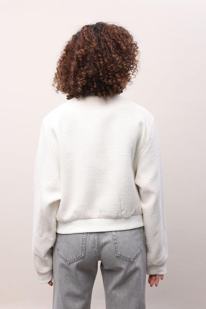 Paola Dokulu Bomber Ceket 6071-8