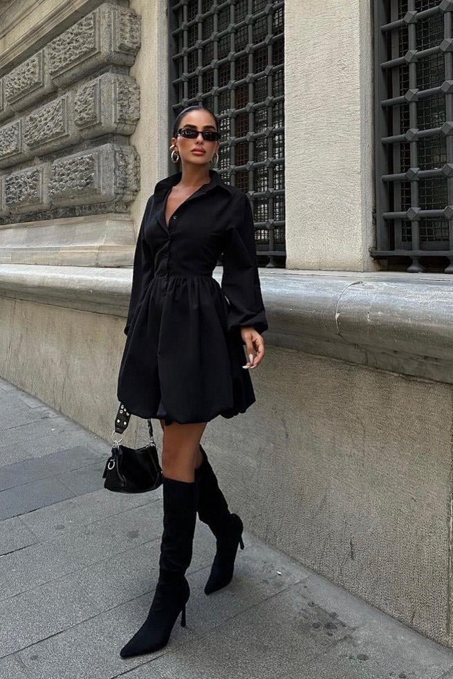 Plesure Volanlı Mini Elbise 2805