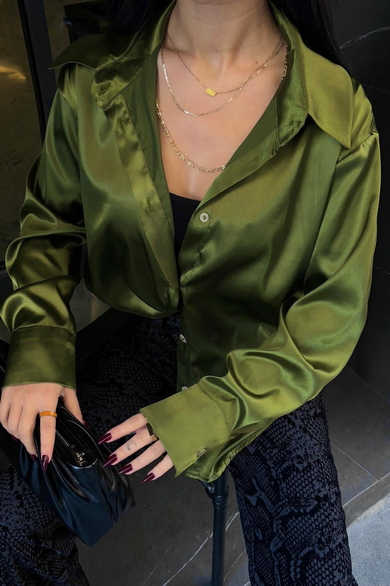 Premium Saten Gömlek 3438 R11-F-K2