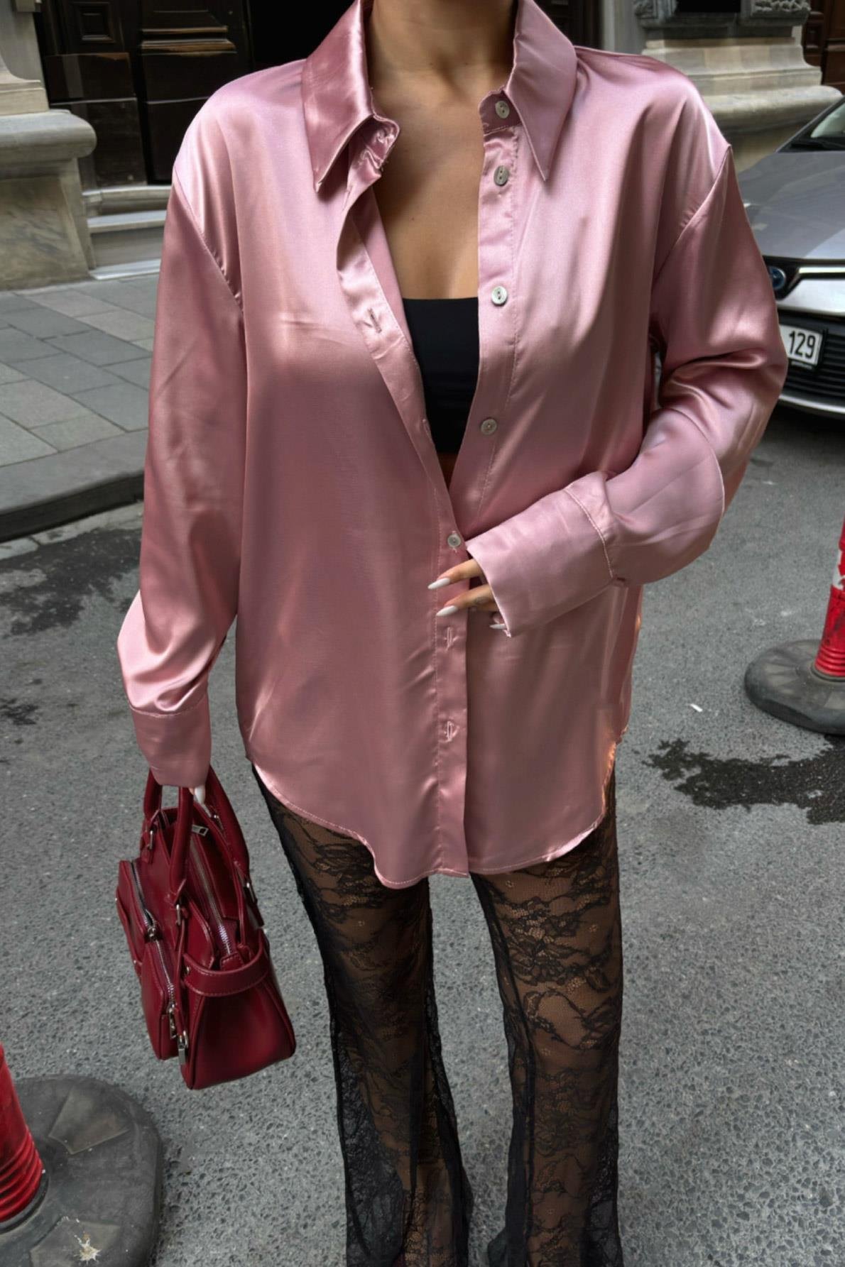 Premium Saten Gömlek 3438 R11-F-K2