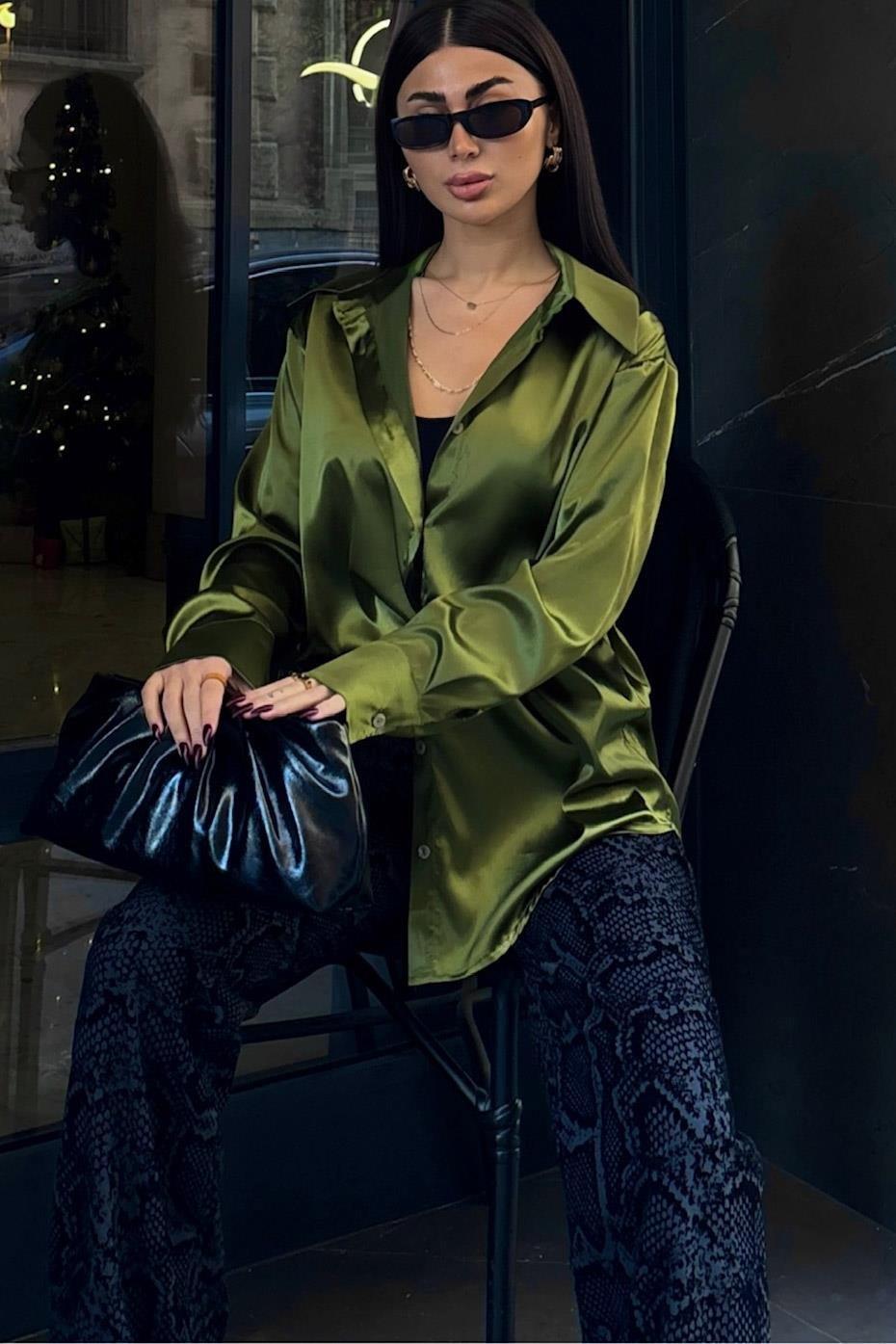 Premium Saten Gömlek 3438 R11-F-K2