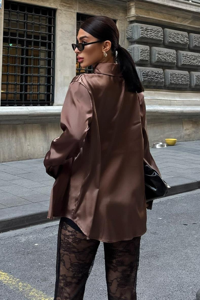 Premium Saten Gömlek 3438 R11-F-K2