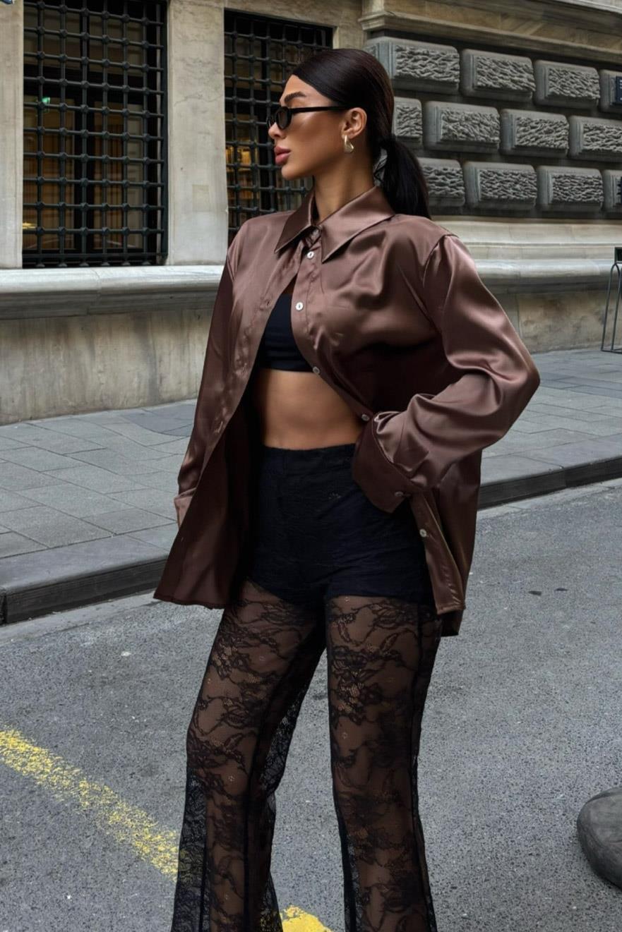 Premium Saten Gömlek 3438 R11-F-K2