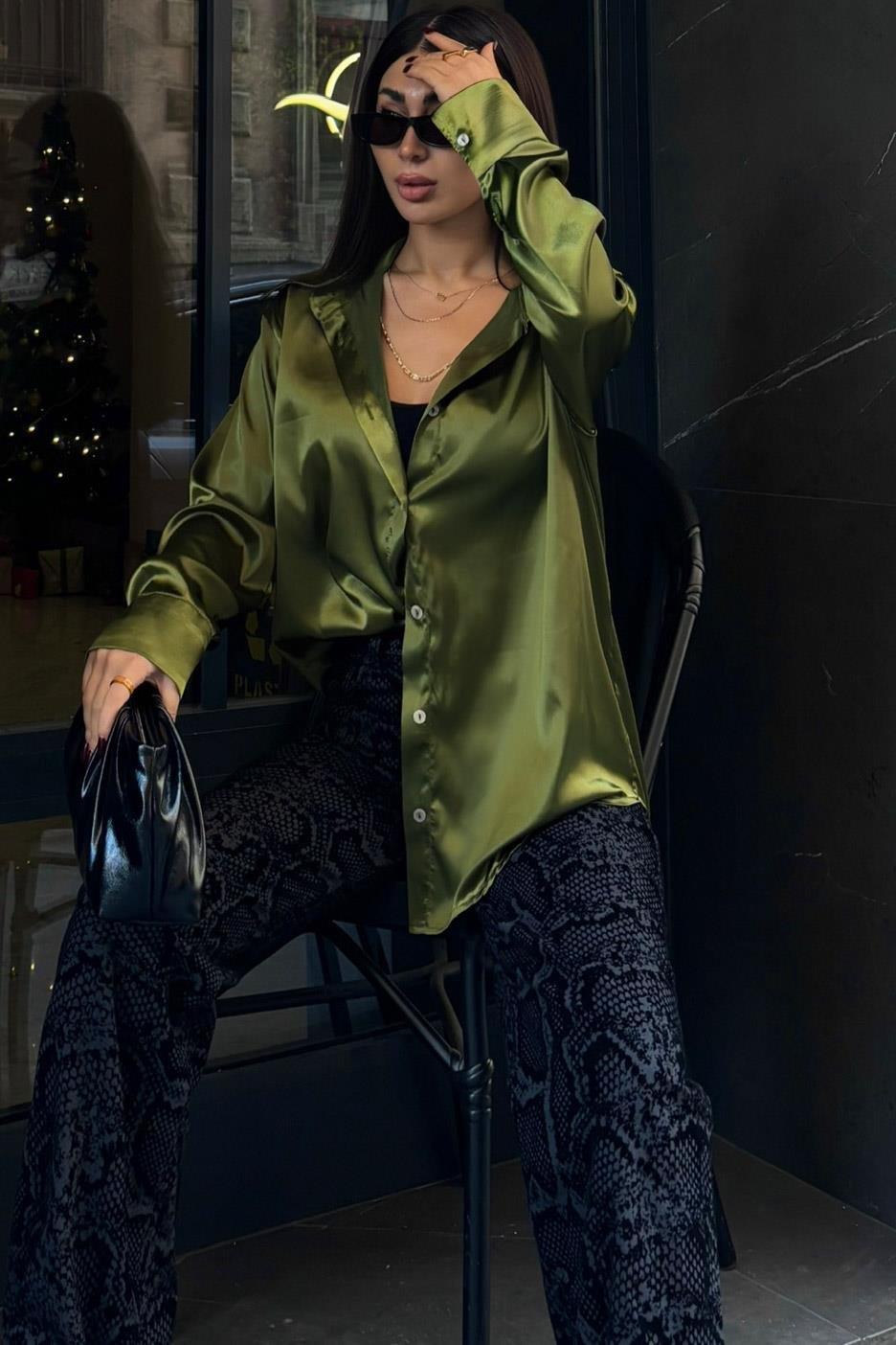 Premium Saten Gömlek 3438 R11-F-K2