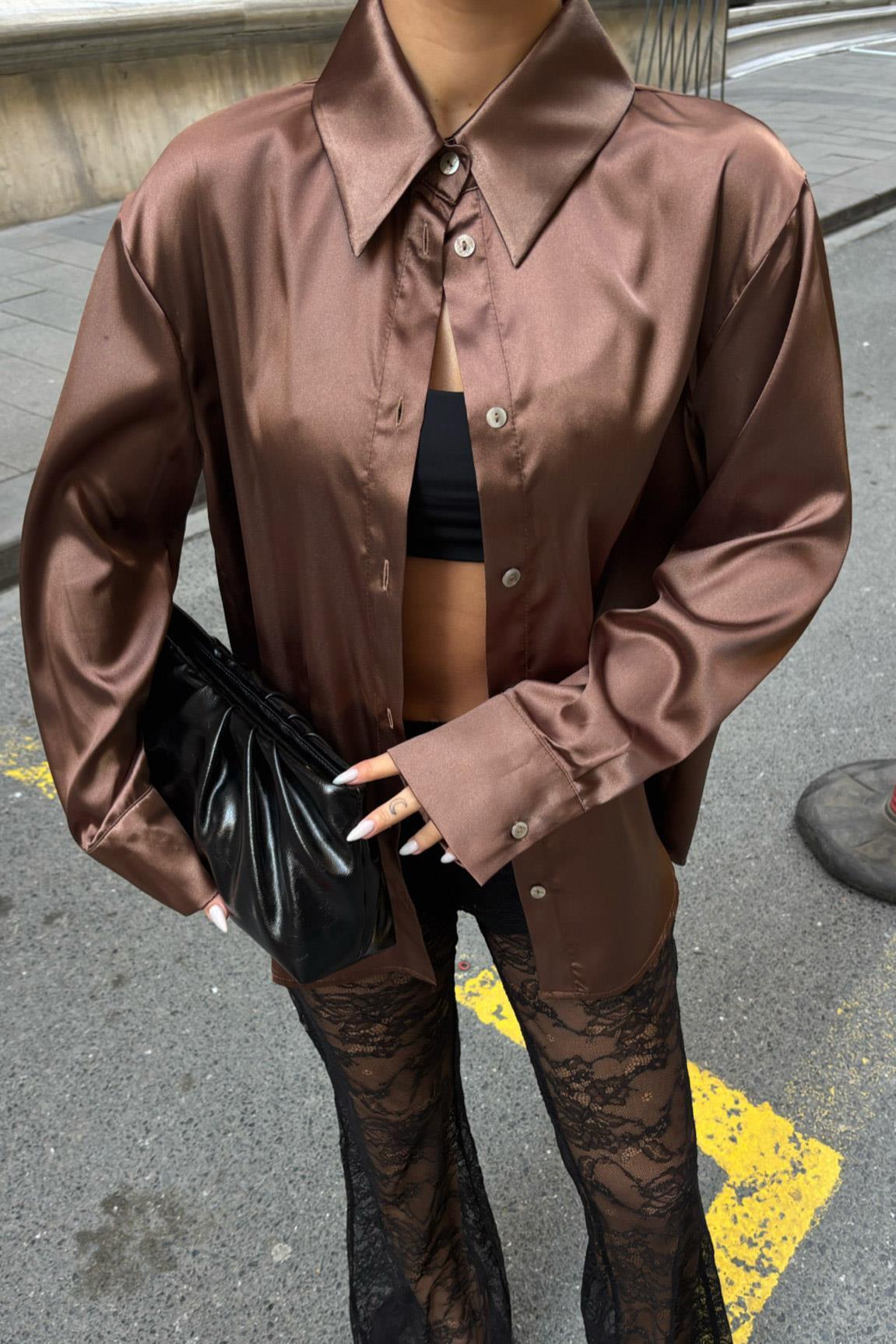 Premium Saten Gömlek 3438 R11-F-K2