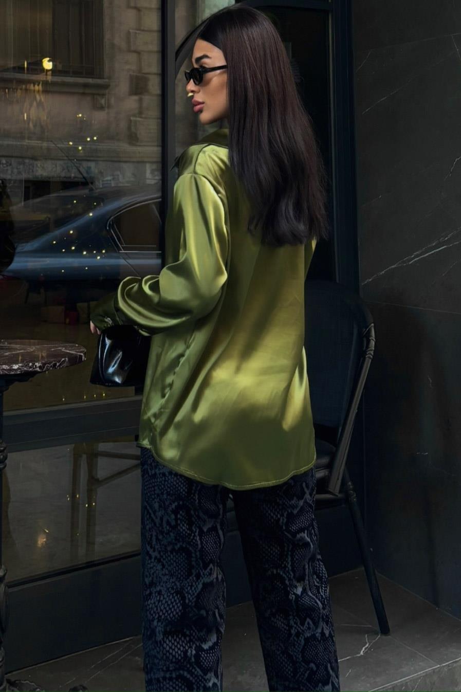 Premium Saten Gömlek 3438 R11-F-K2