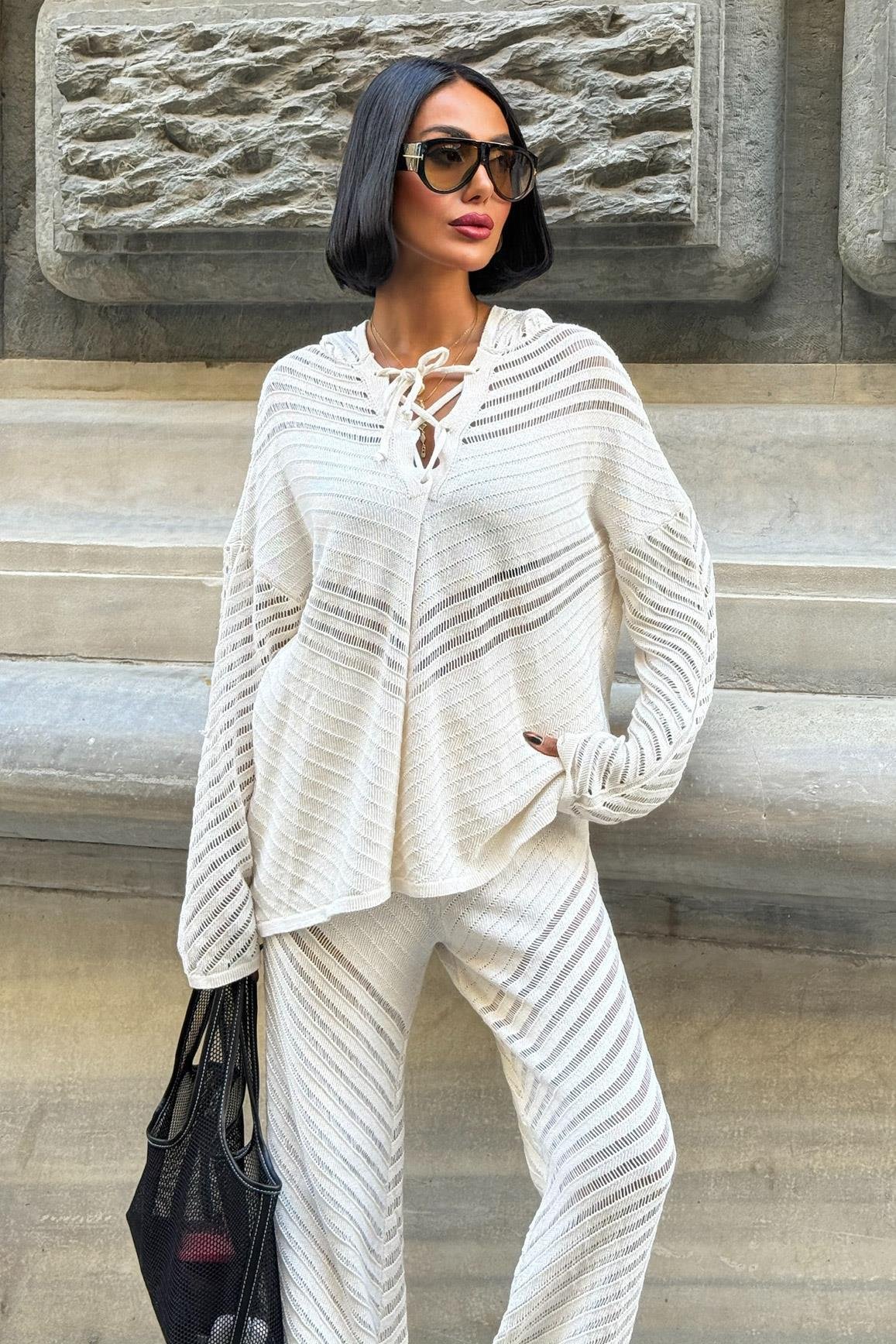 Robin Ajurlu Kapşon Detay Takım 9889 R1-D-K5