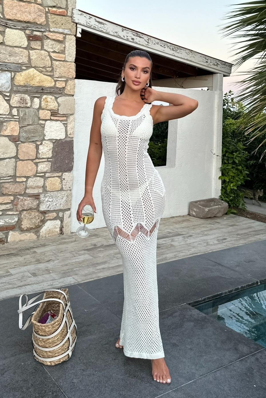 Romina Ajurlu Balık Form Elbise 2762 R1-C-K4