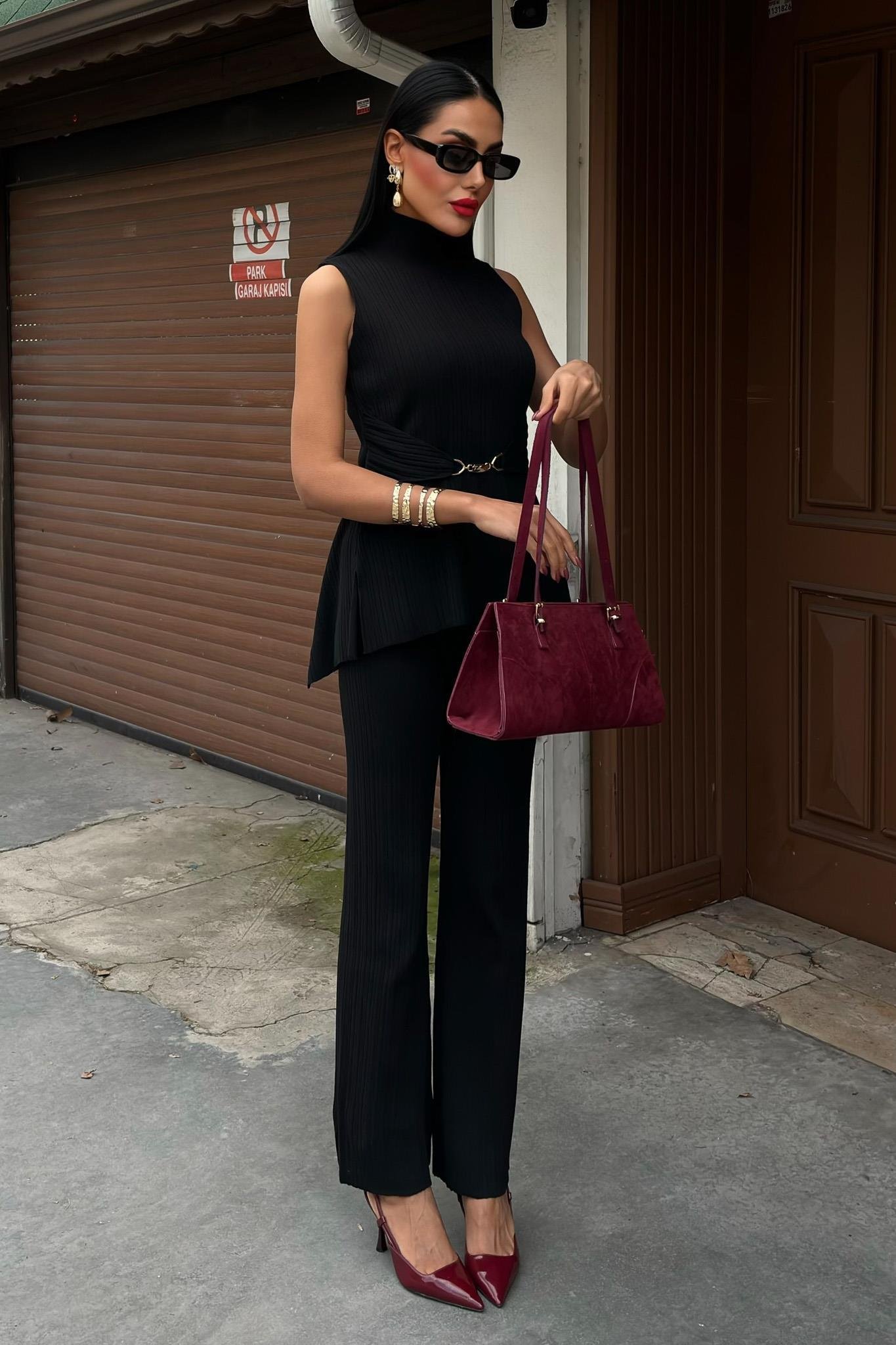 Rose Dik Yaka Fitilli Takım 9946 R2-E-K5