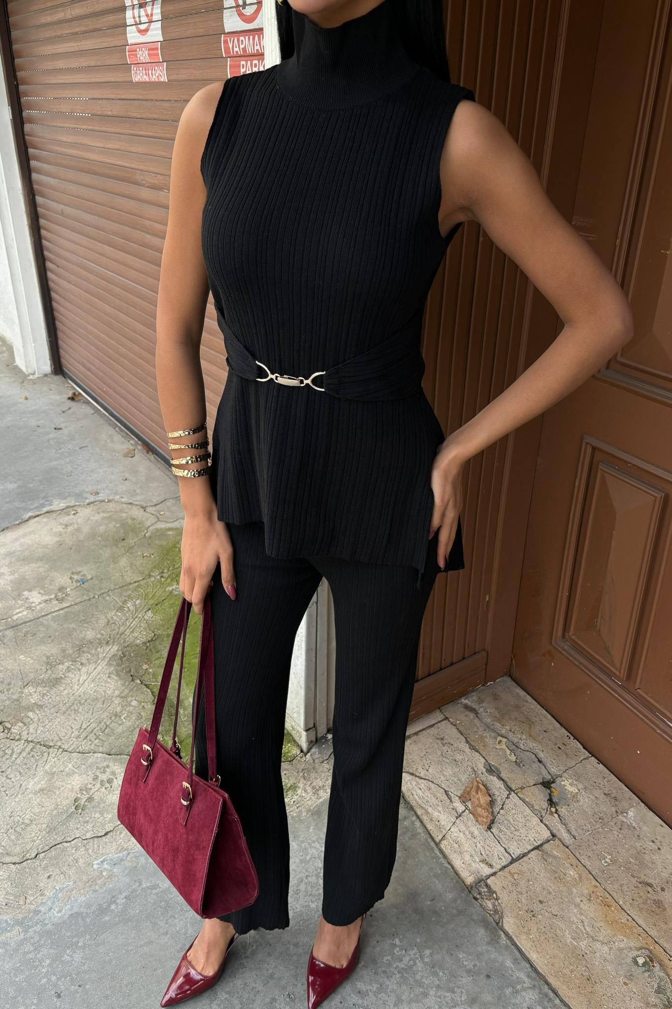 Rose Dik Yaka Fitilli Takım 9946 R2-E-K5