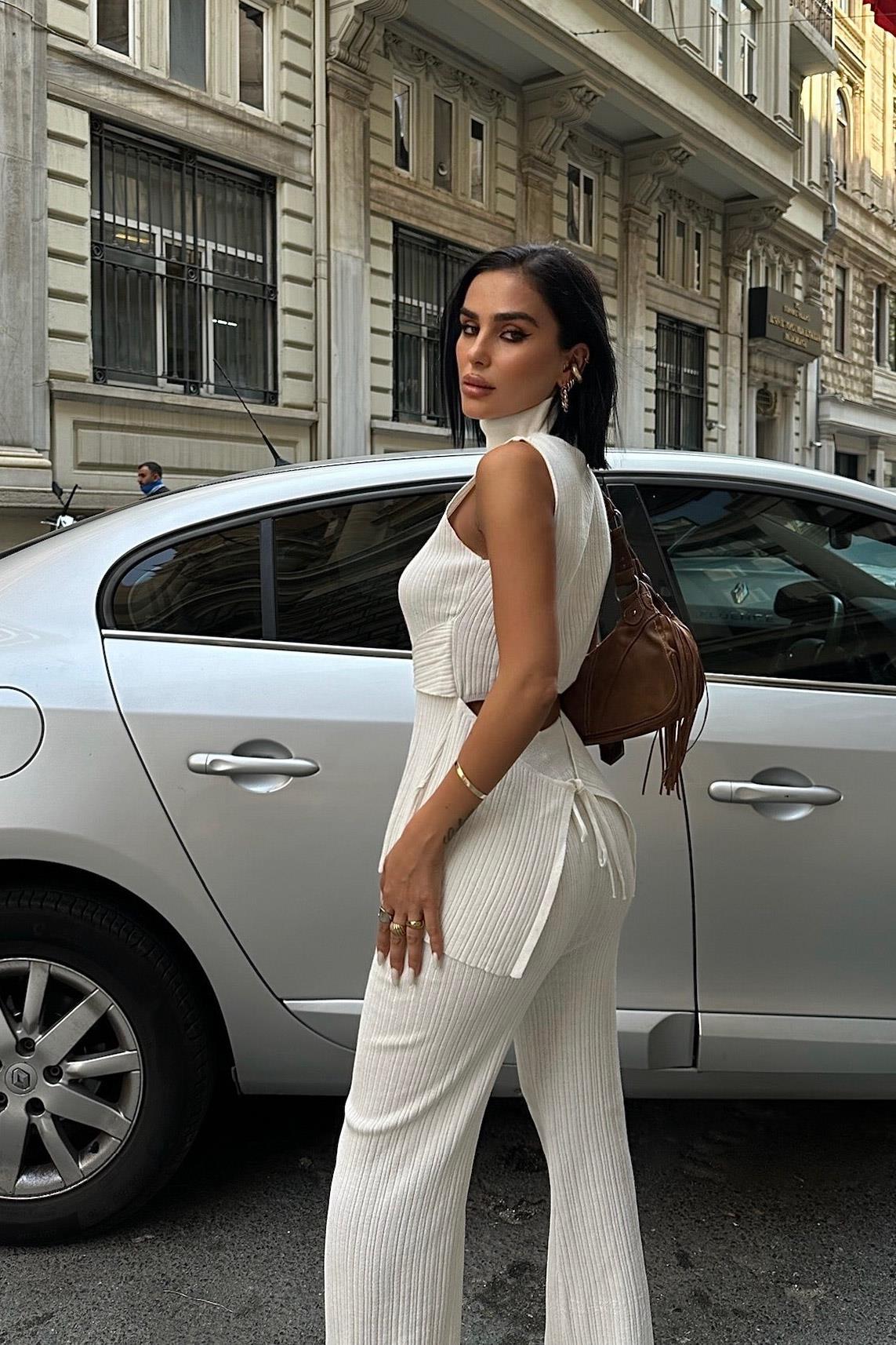 Rose Dik Yaka Fitilli Takım 9946 R2-E-K5