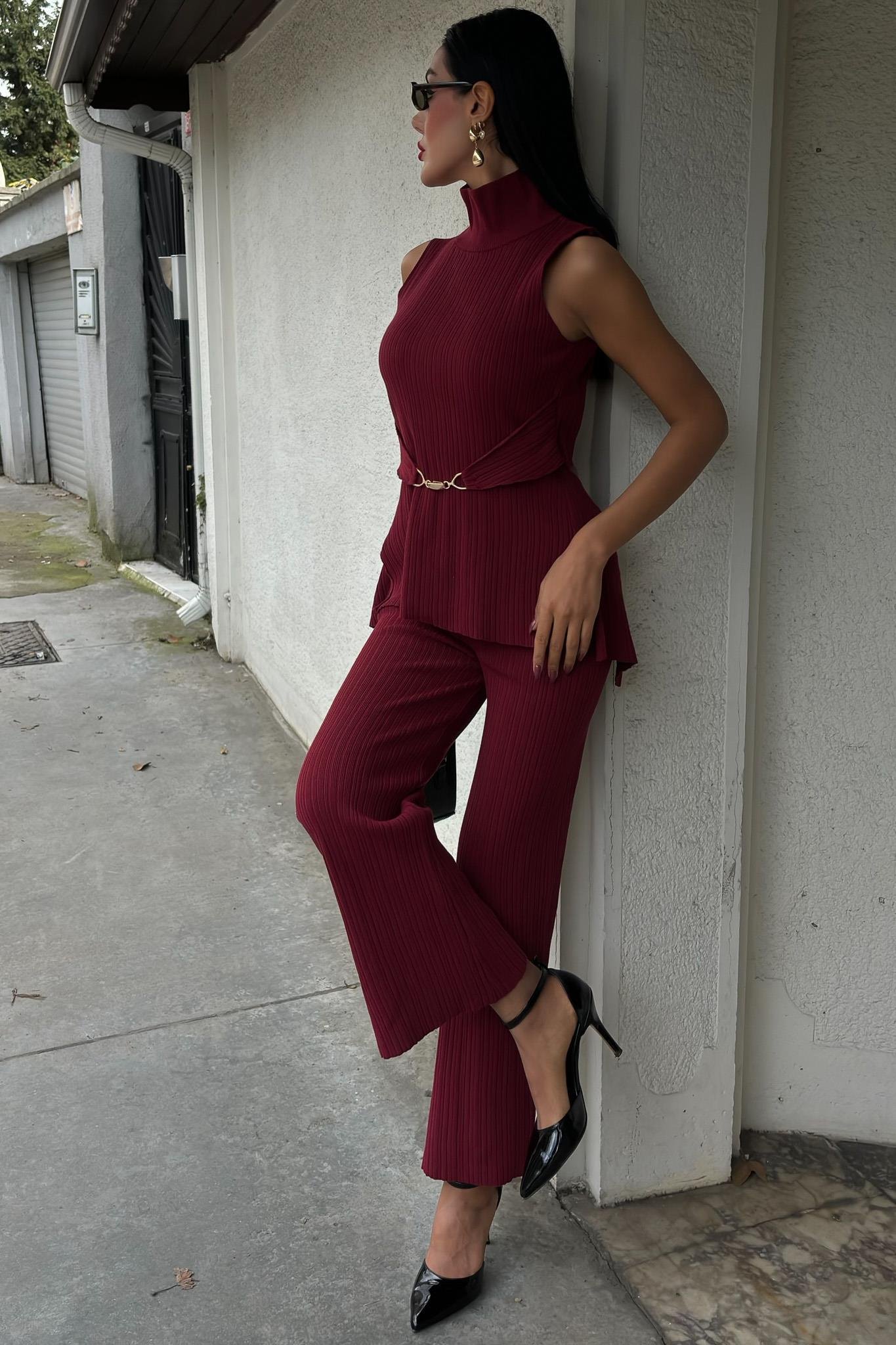 Rose Dik Yaka Fitilli Takım 9946 R2-E-K5