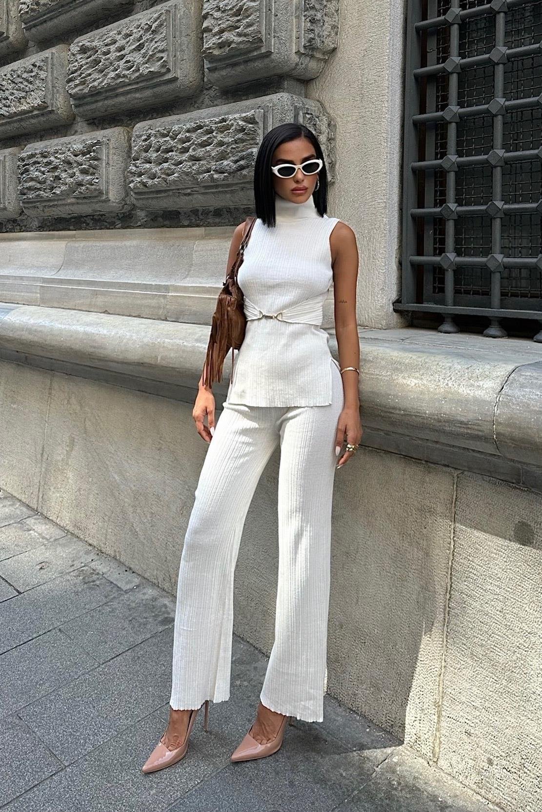 Rose Dik Yaka Fitilli Takım 9946 R2-E-K5