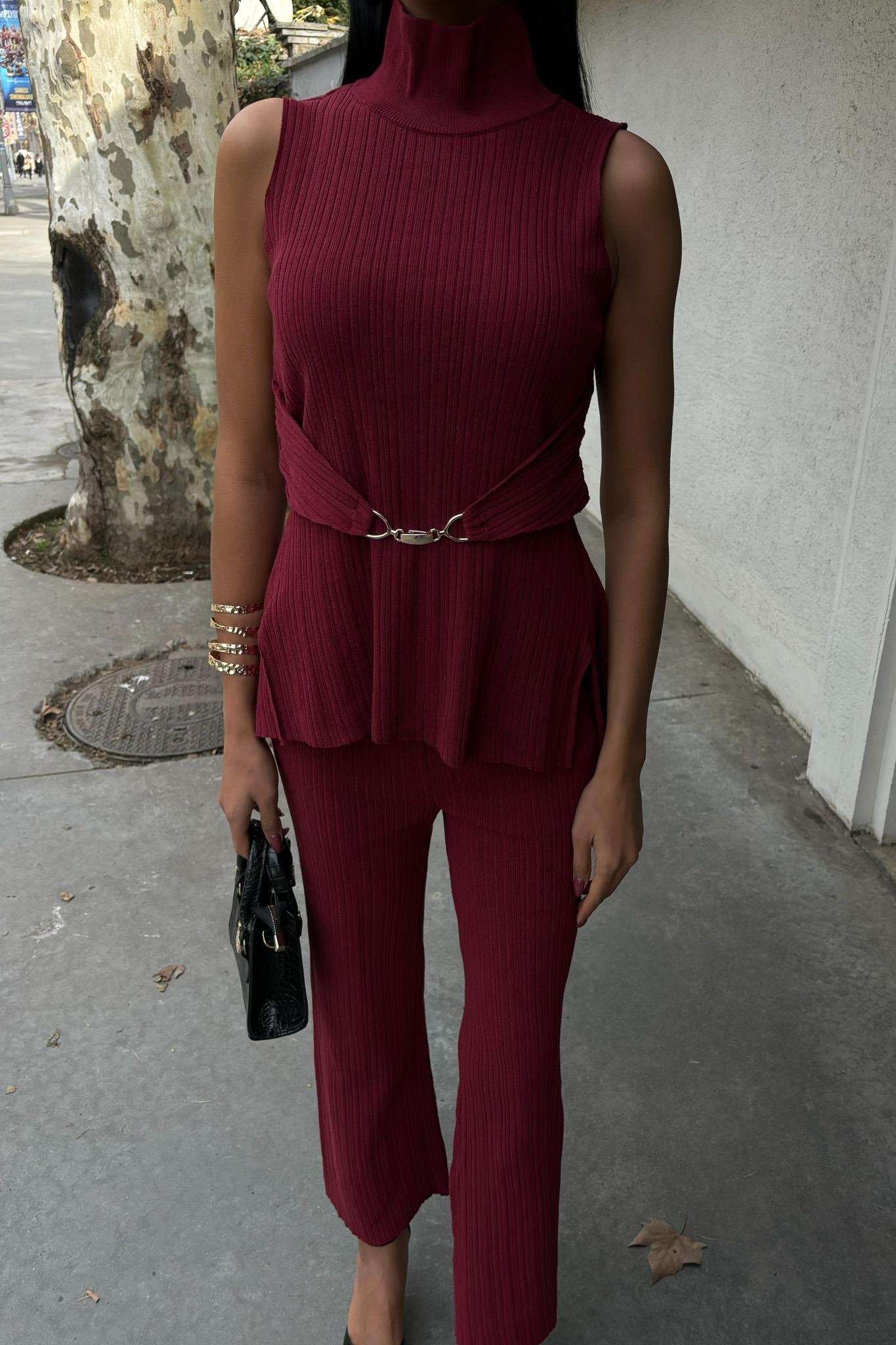 Rose Dik Yaka Fitilli Takım 9946 R2-E-K5