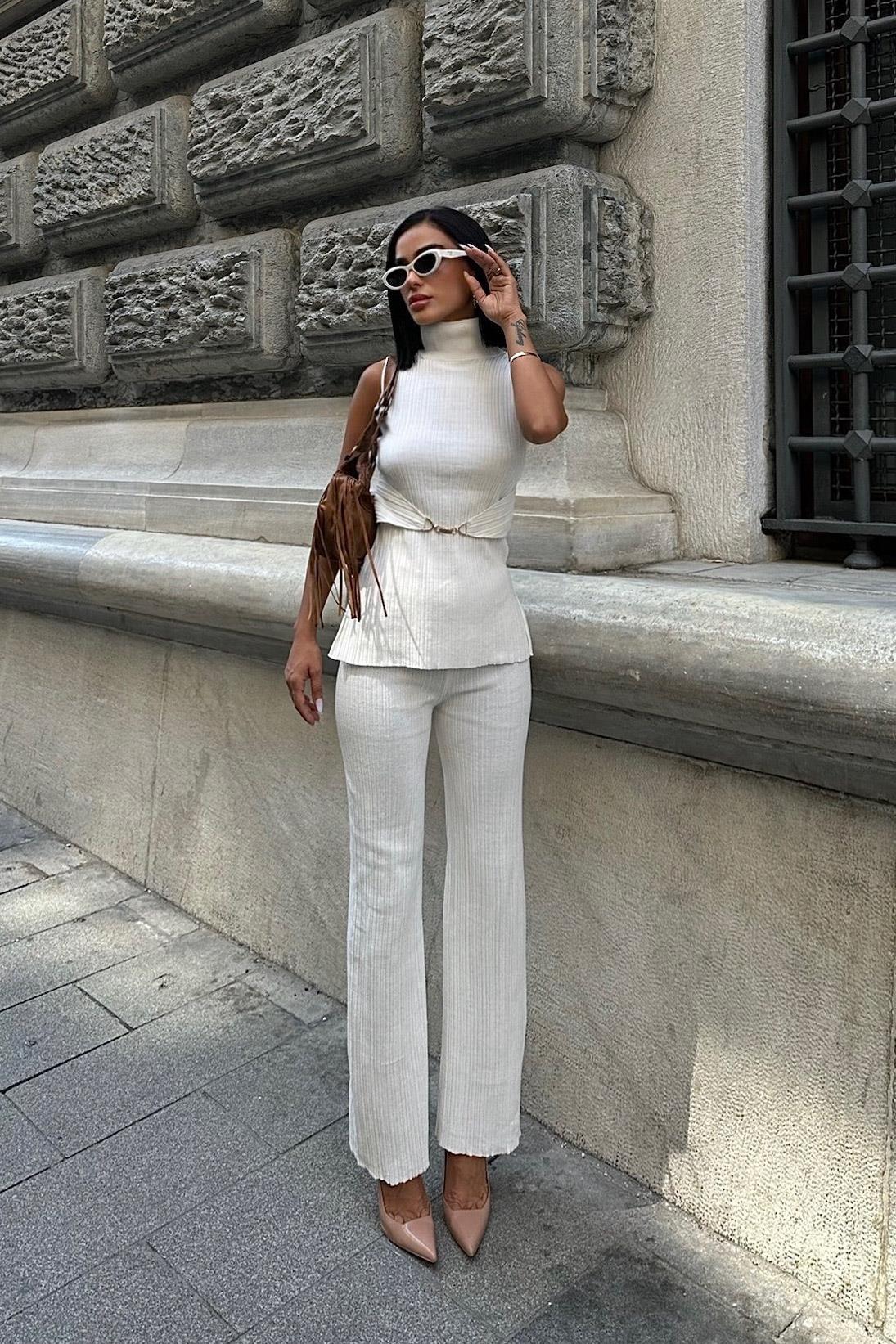 Rose Dik Yaka Fitilli Takım 9946 R2-E-K5